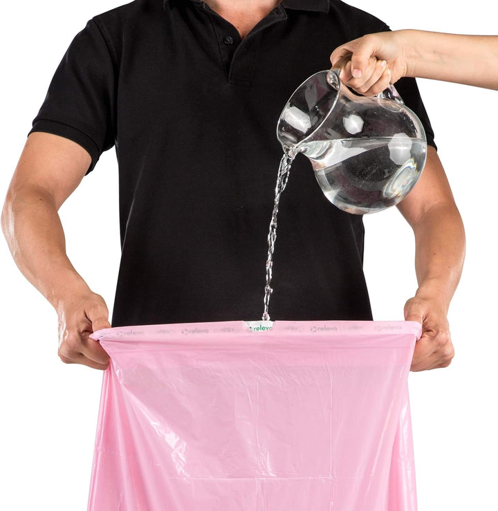 Relevo 100% Recycled Scented Bin Liners, Heavy Duty 30L, 15-Pack