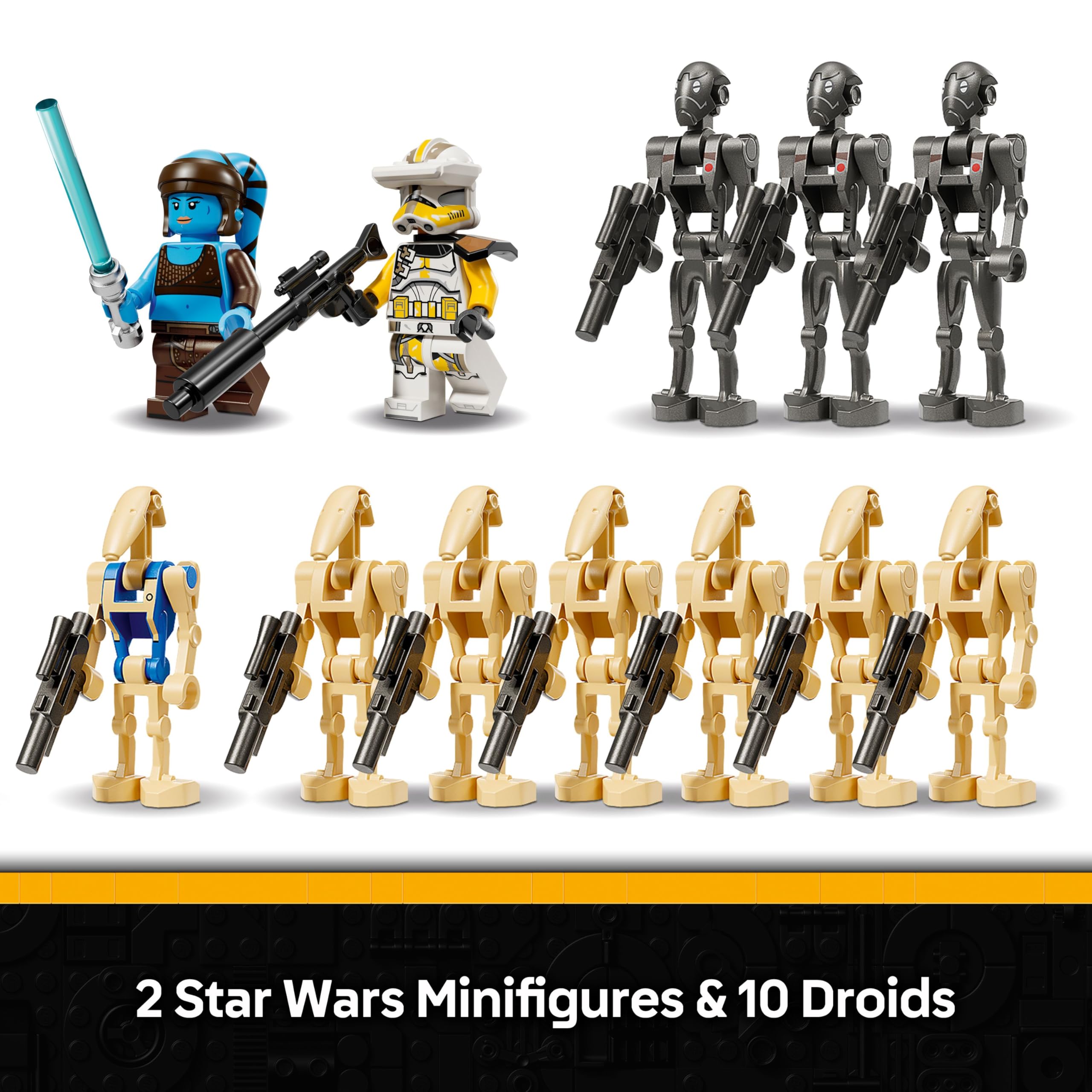 LEGO Star Wars 75435 Battle of Felucia Separatist MTT - Interactive Building Toy for Ages 9+ 5