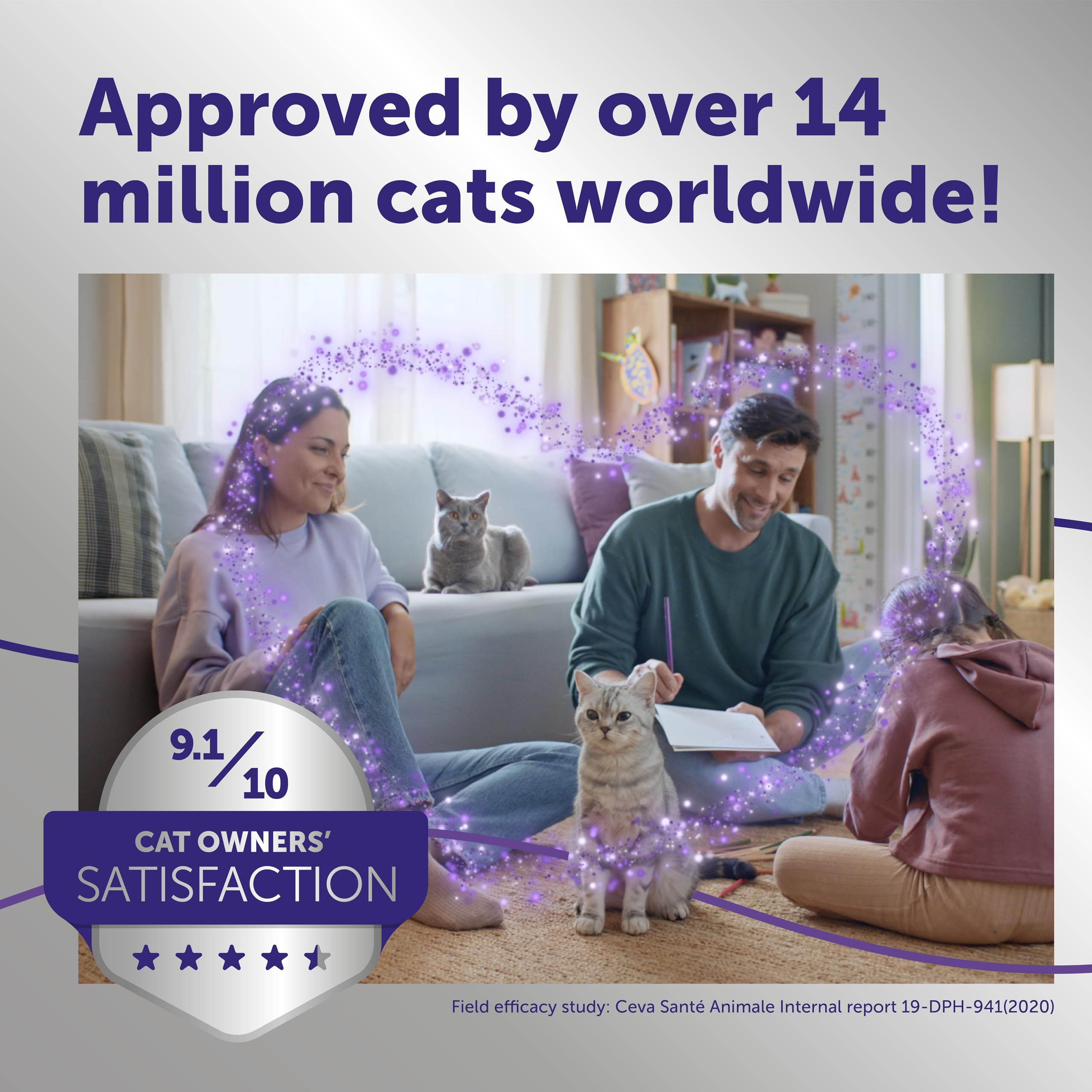 Feliway Optimum Cat Calming Pheromone Diffuser Refill - 30 Day Supply, 48ml 6