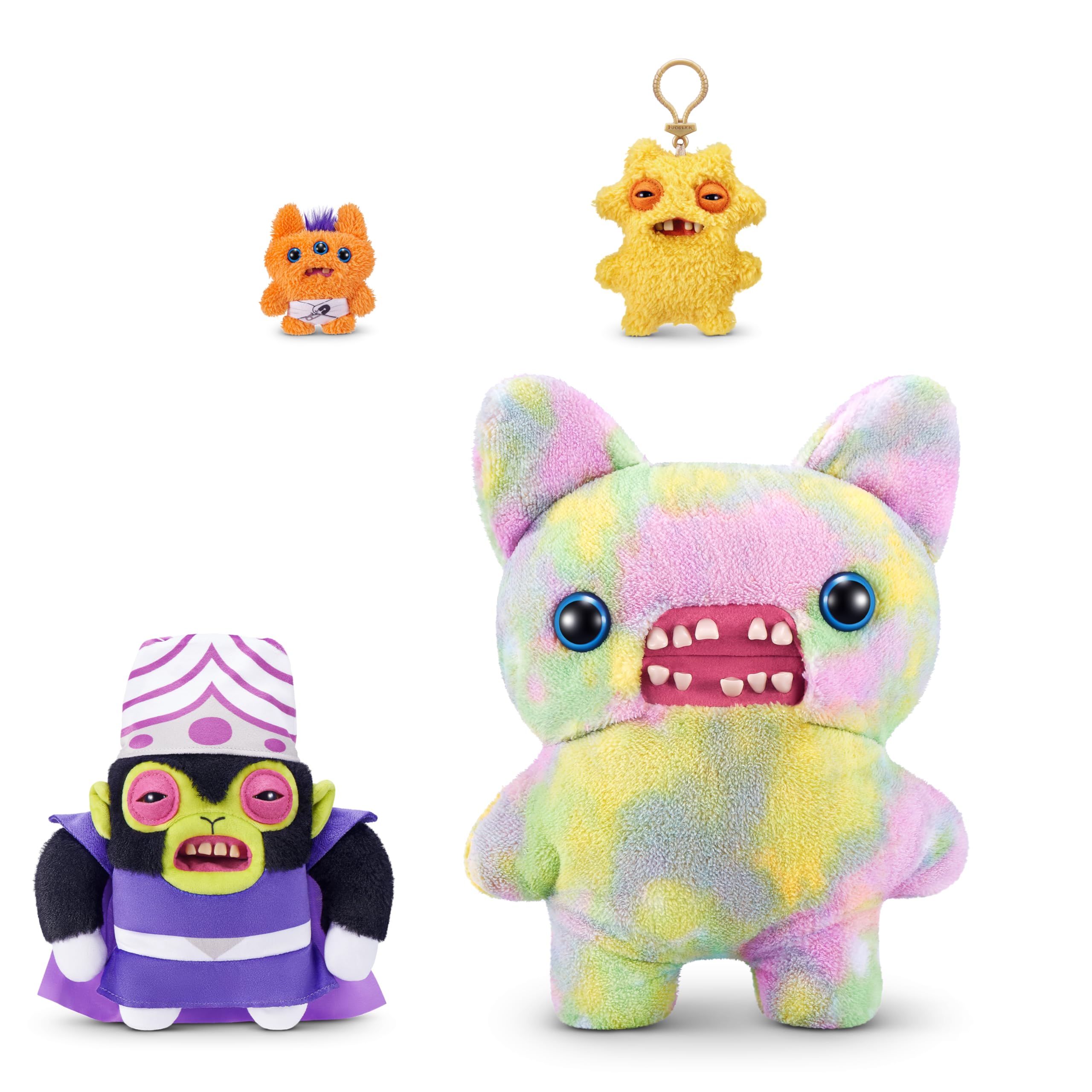 Fuggler Powerpuff Girls Mojo Jojo 9-Inch Plush Toy by ZURU | Polyester | Unisex 9