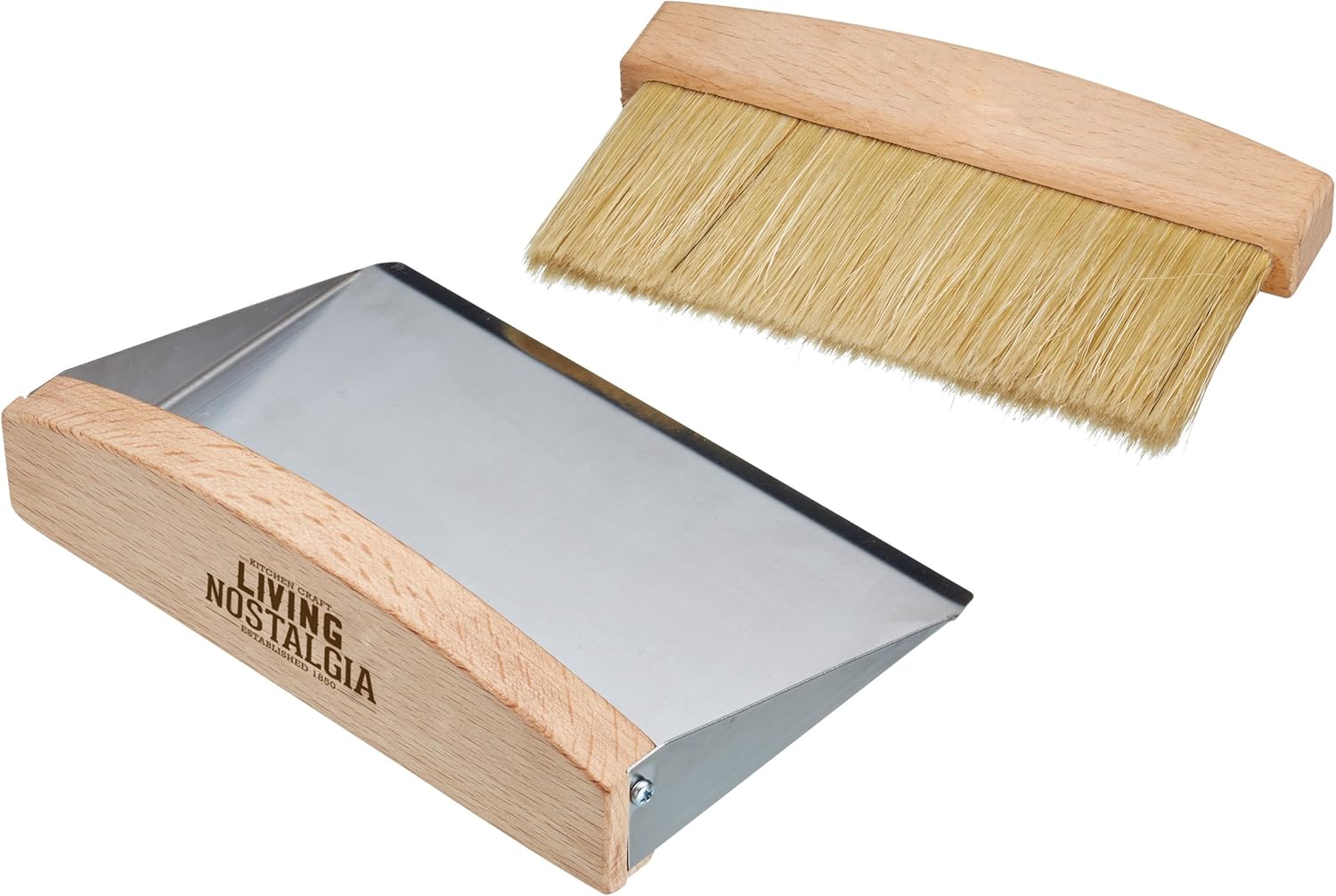 KitchenCraft Living Nostalgia Table-Top Dustpan and Brush Set 1