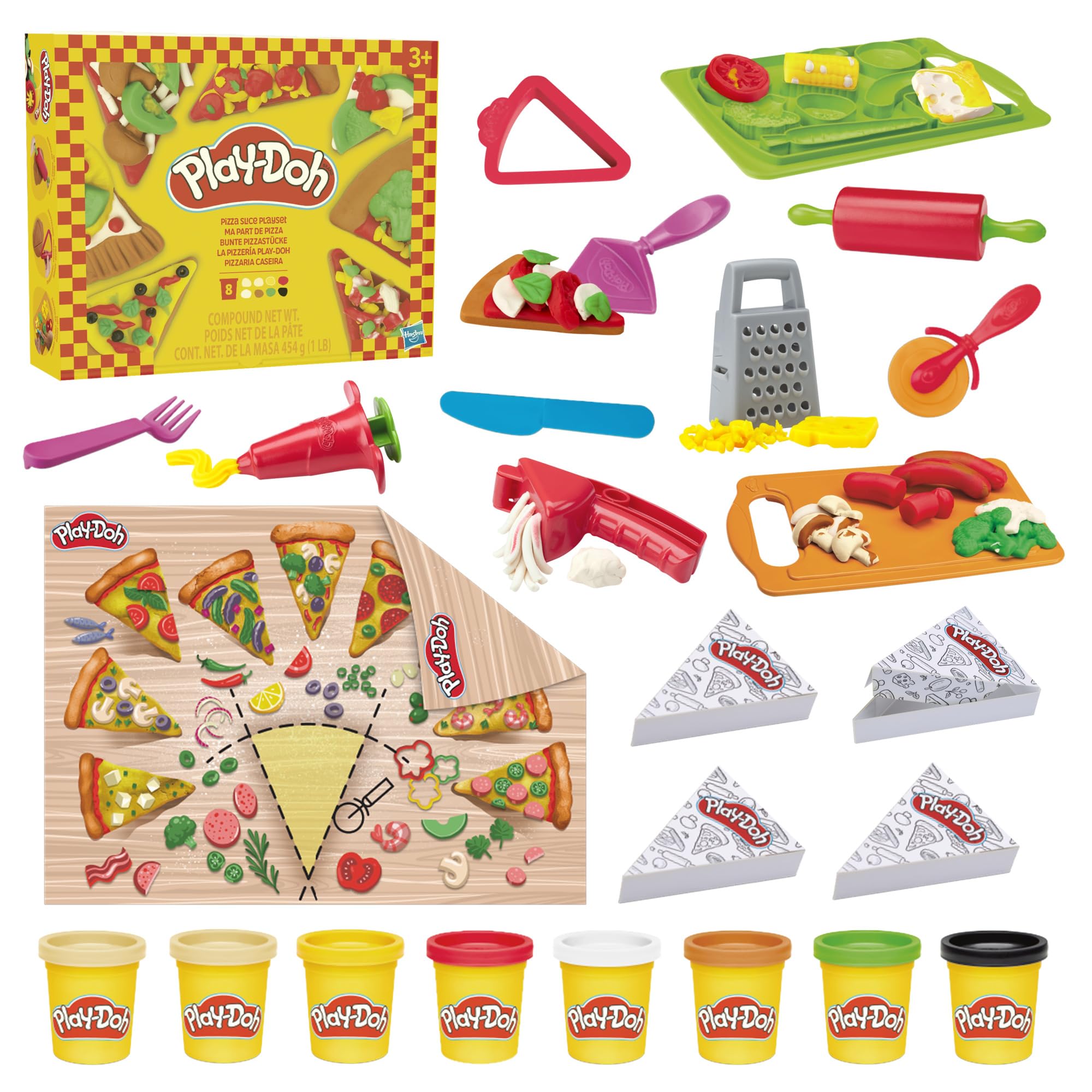 Play-Doh Pizza Slice Playset - Ages 3+ | Unisex Children 1