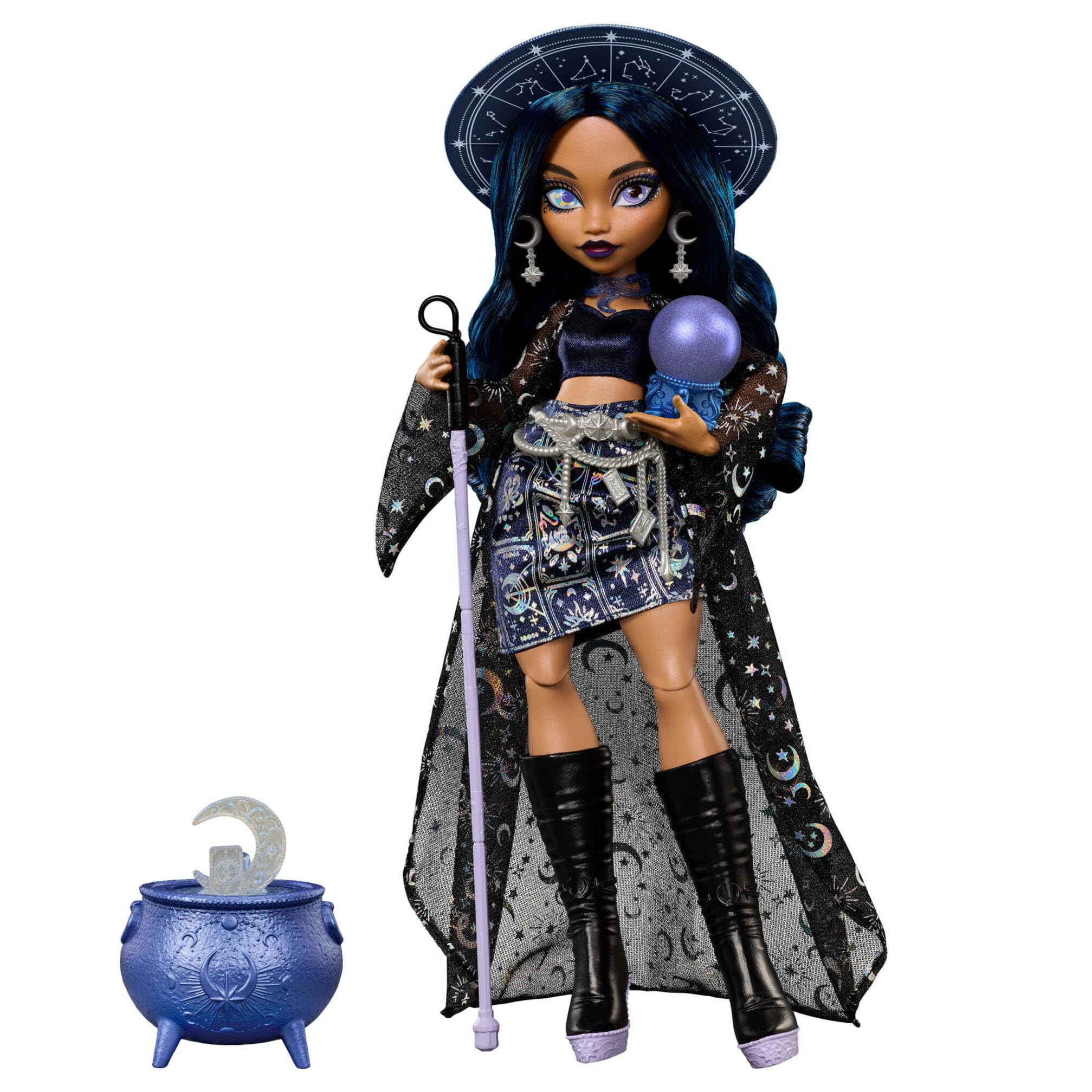 Monster High Claire de Luna Doll - Clairvoyant Witch, Ages 4-10 | JMB89 1