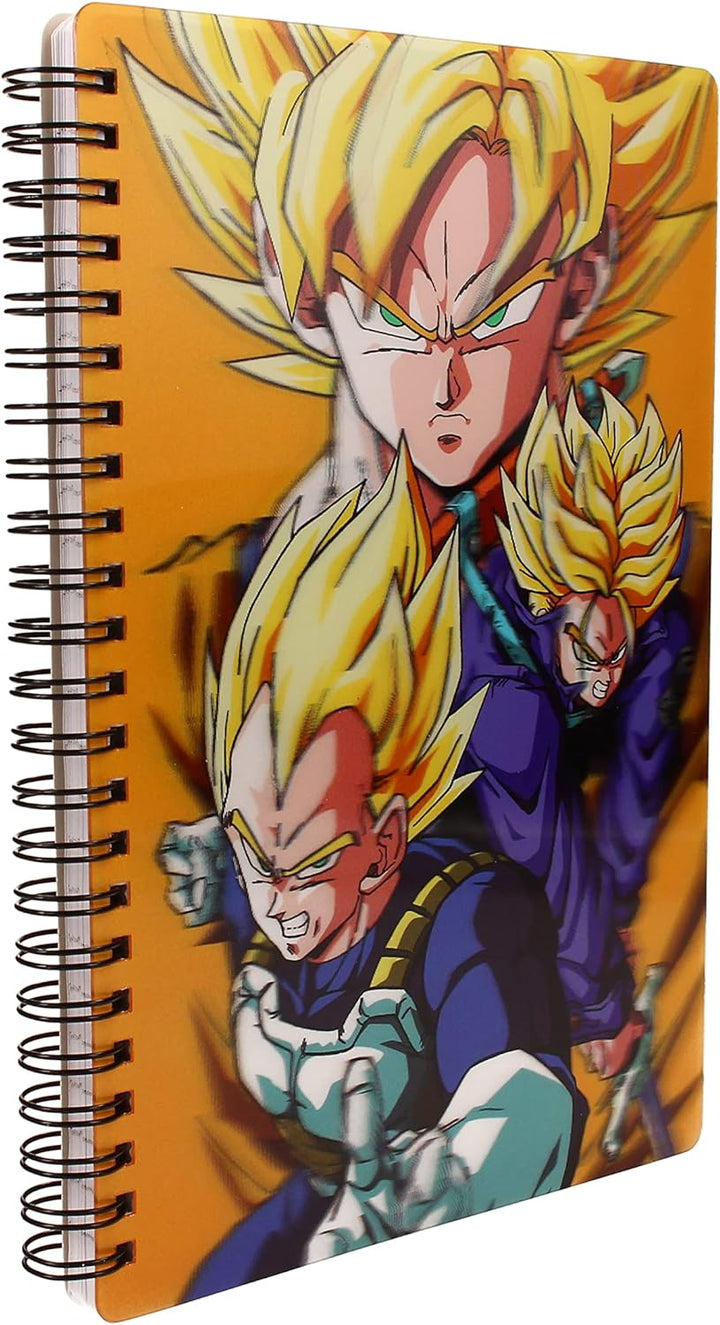REDSTRING - 3D Dragon Ball Z Saiyans Notebook, Multicolor (RS531135)