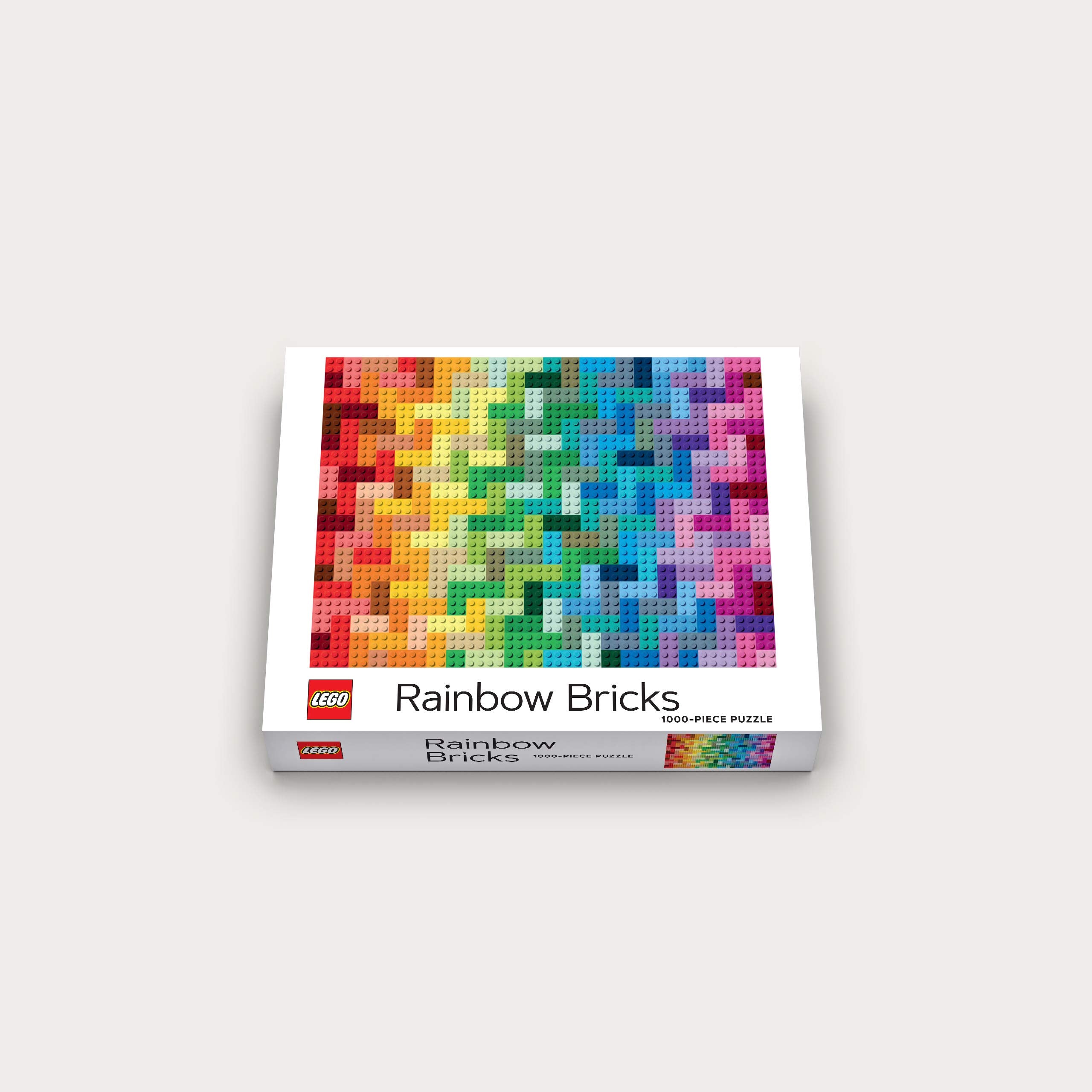LEGO Rainbow Bricks Puzzle - 1000-Piece Gradient Challenge for Adults & Kids 6