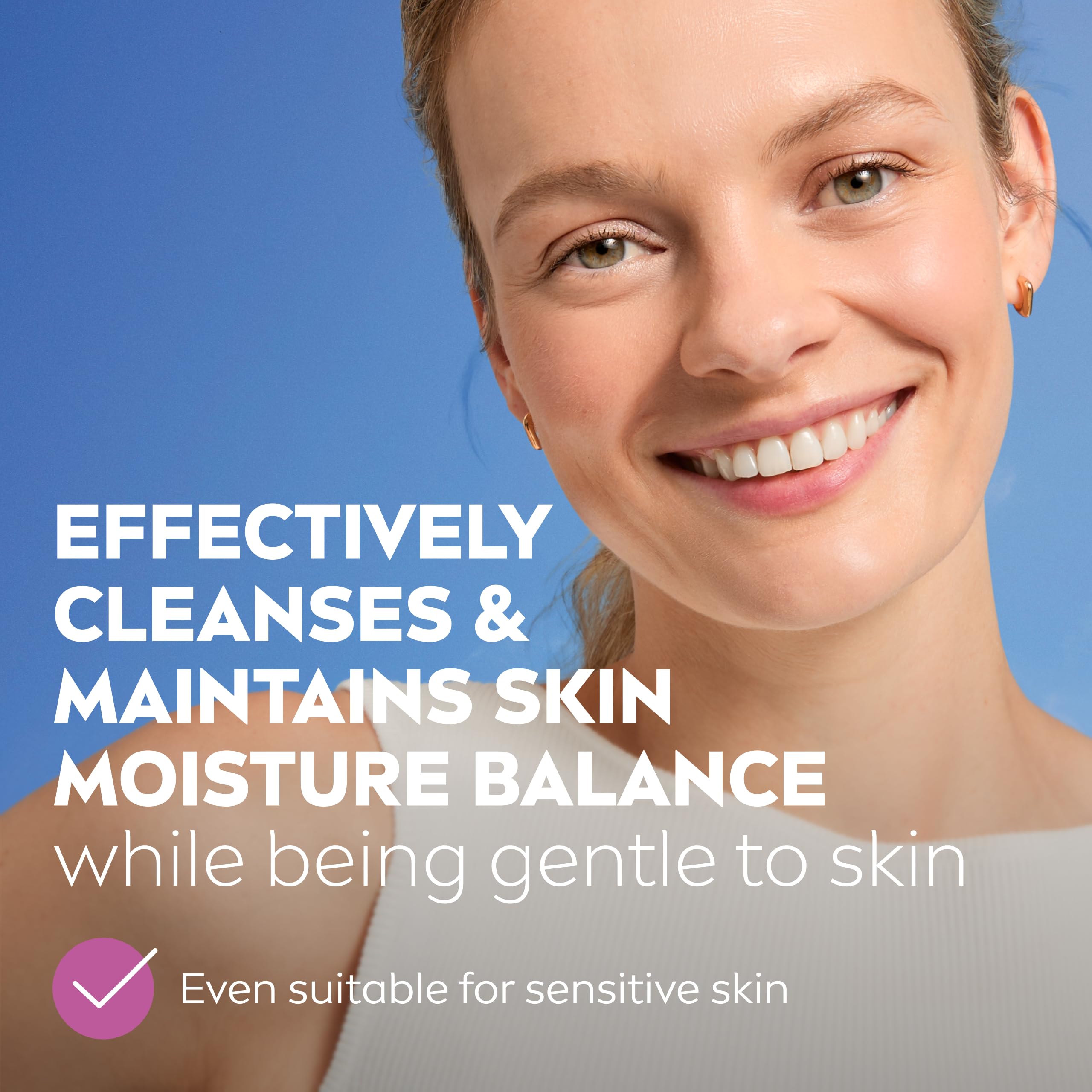 NIVEA Caring 3-in-1 Cleansing Face Wipes for Dry Skin - 25 Sheets | Waterproof Makeup Removal 4