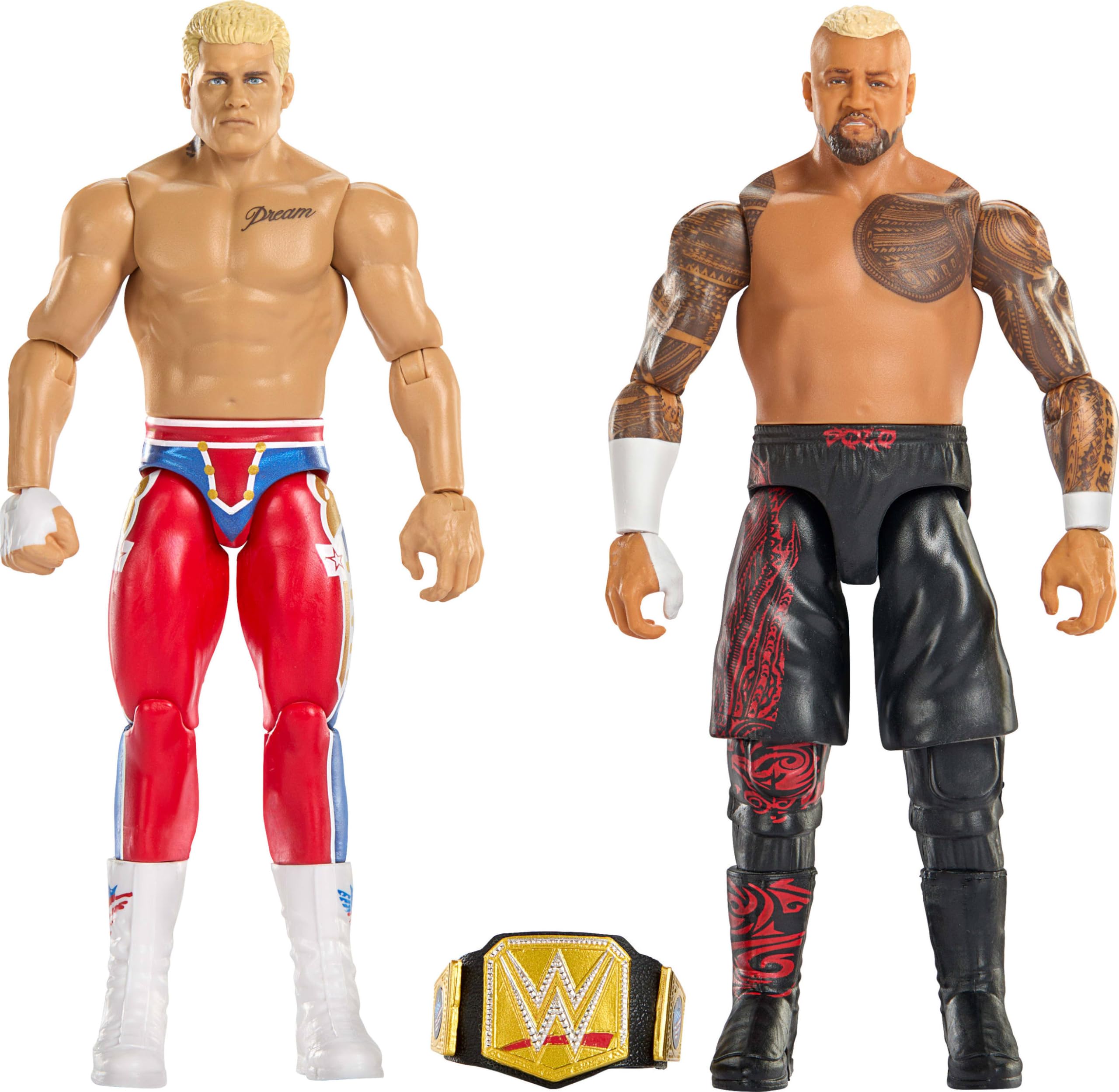 Mattel WWE Main Event Showdown Action Figures 2-Pack with Accessory, Series 1