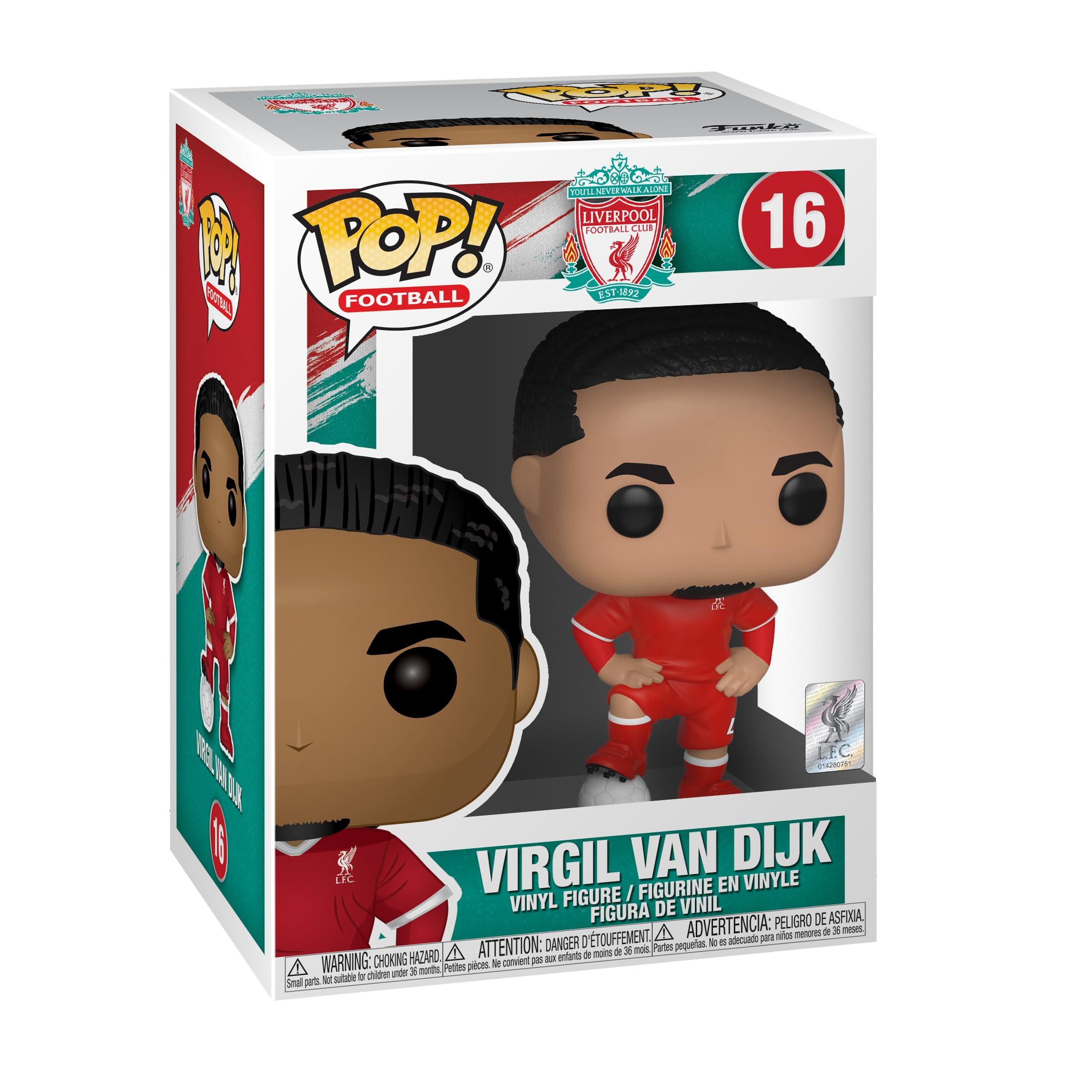 Funko Chibi Character Figure - Virgil Van Dijk | 3.75 in Vinyl | Model 39920 1