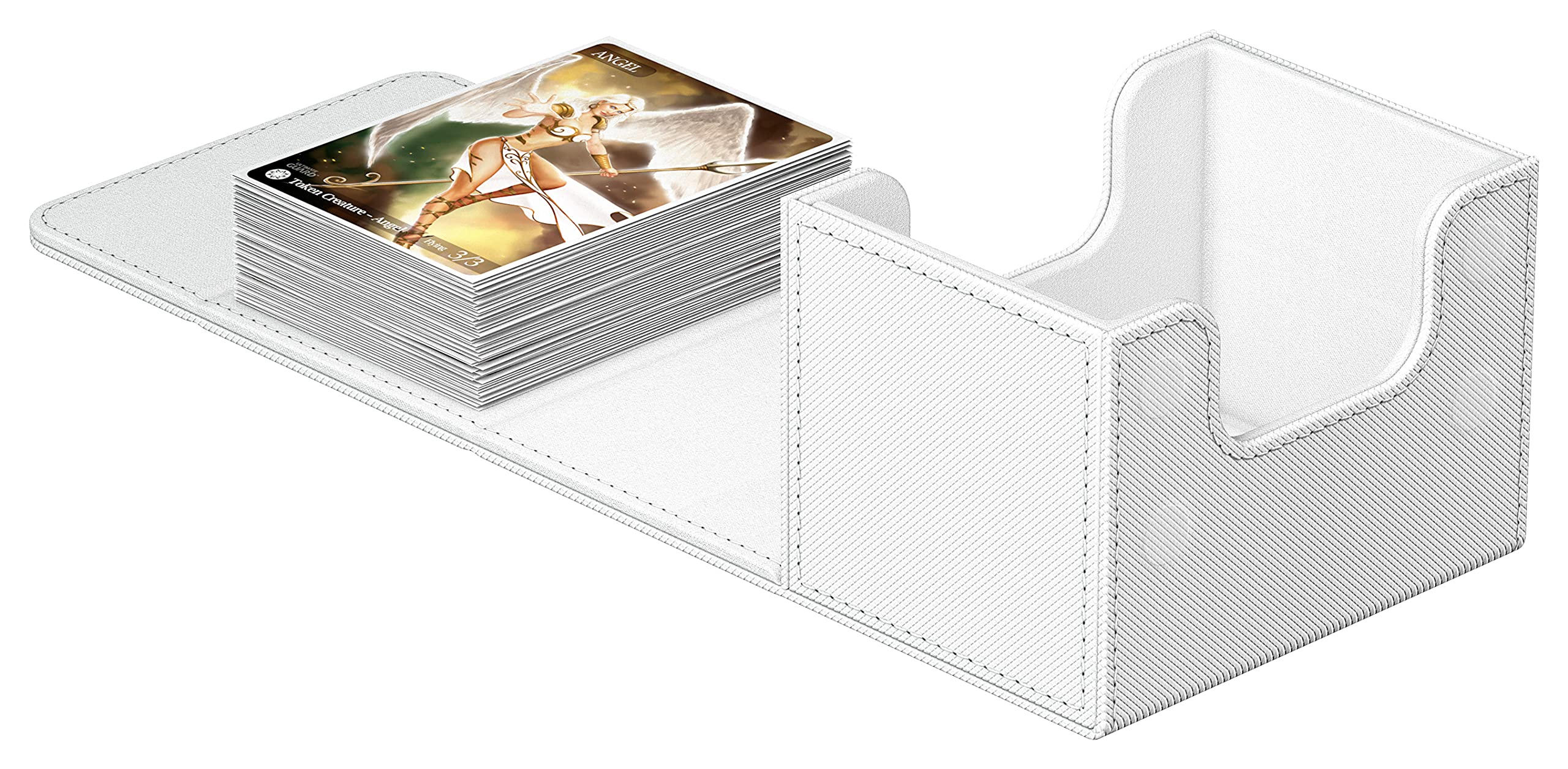 Ultimate Guard Sidewinder 100+ XenoSkin Monocolor White Trading Card Album Box