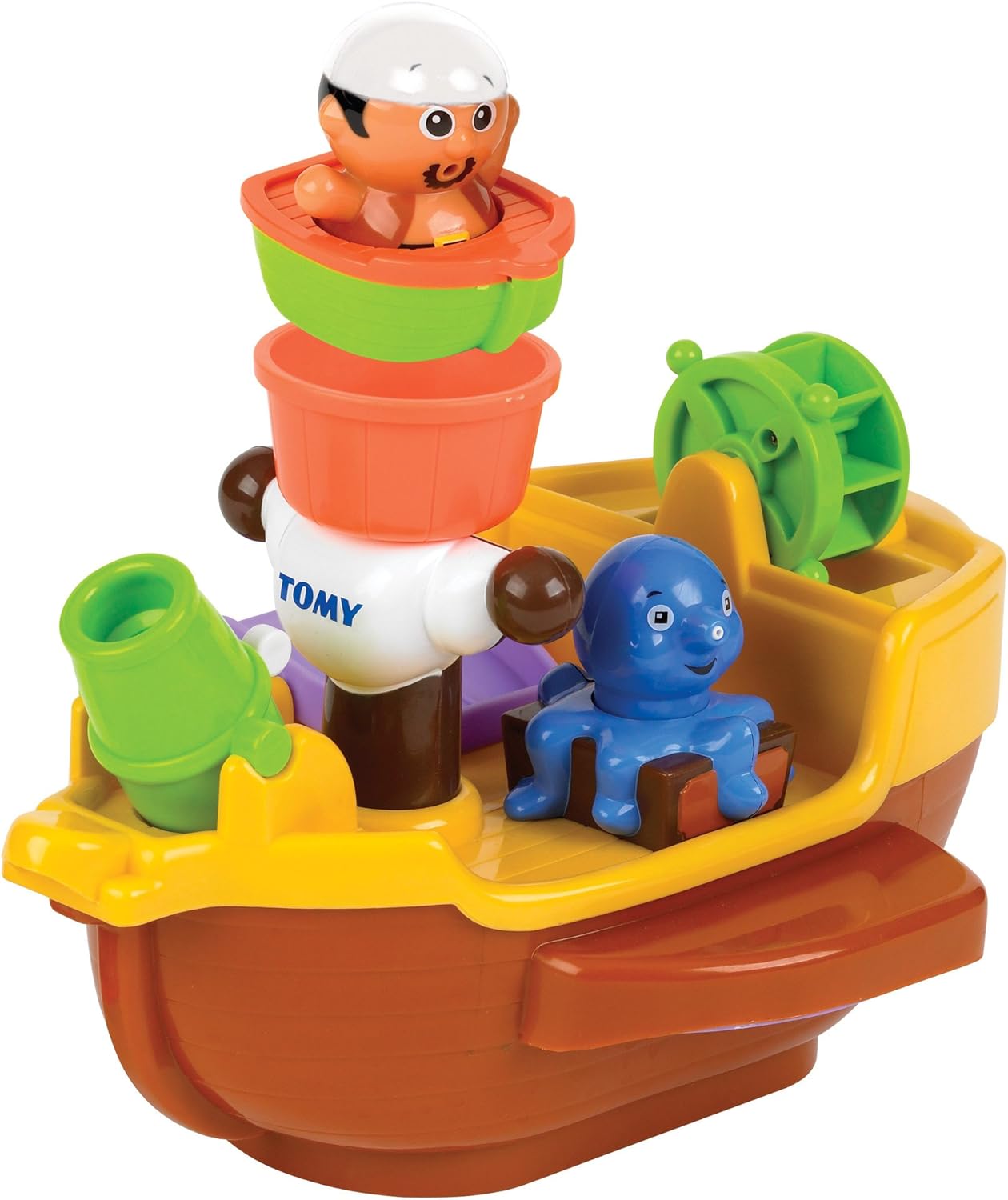 TOMY Toomies Pirate Bath Toy - Interactive Water Playset for Toddlers 18 Months+ 1