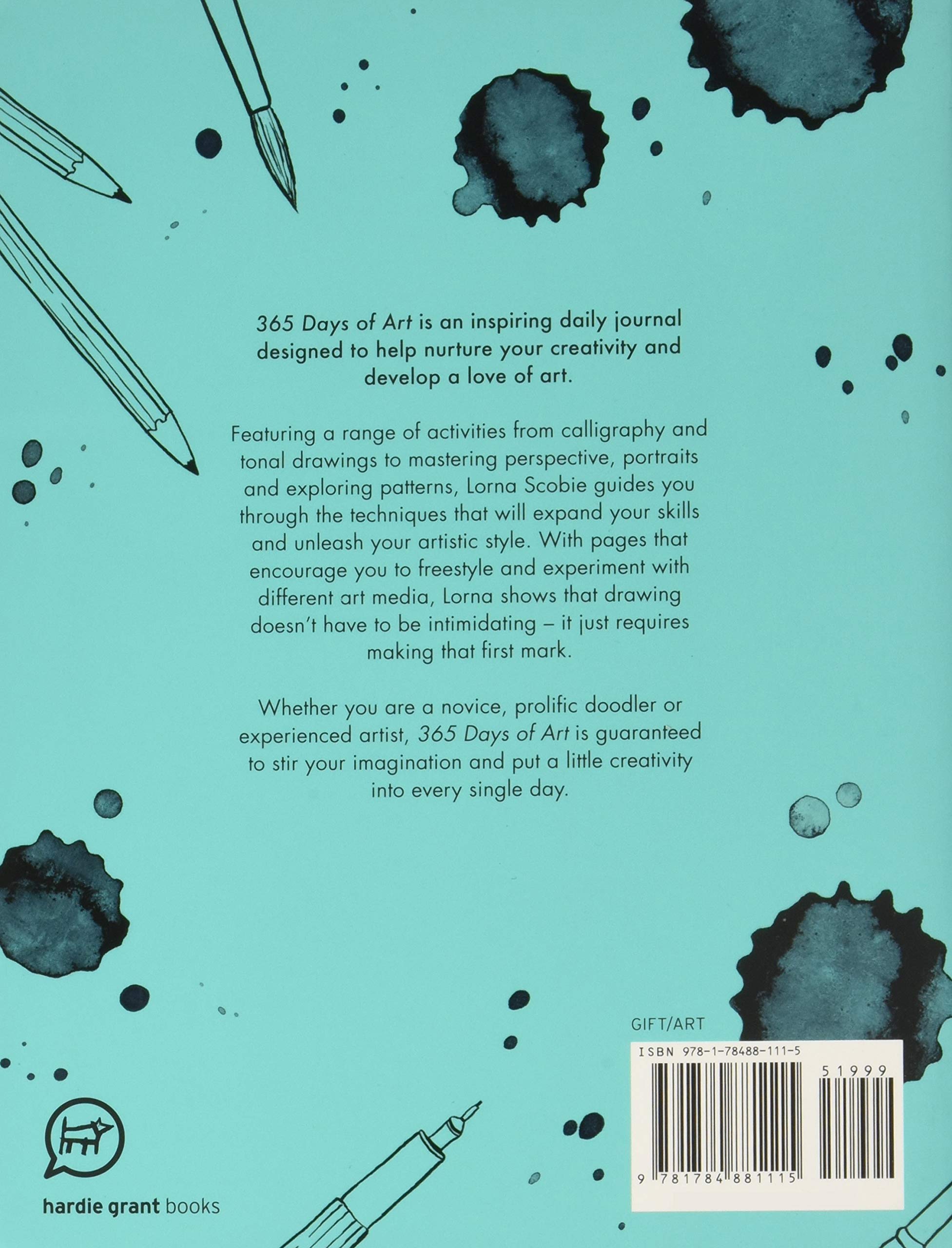 Hardie Grant Books 365 Days of Art: A Creative Exercise for Every Day of the Year | Flexibound | 2017