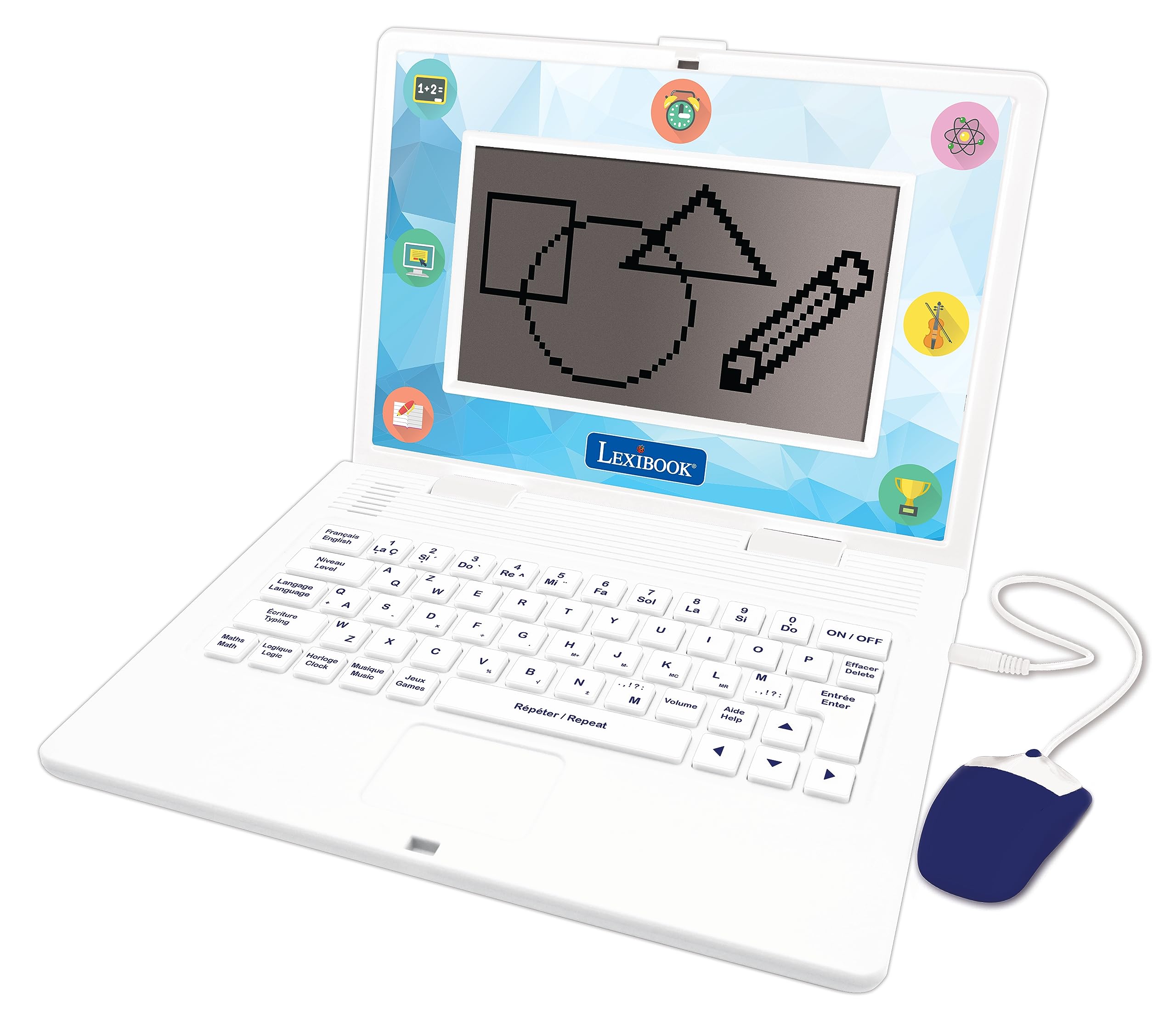 LEXIBOOK Bilingual Educational Laptop - French/English Learning Toy for Children