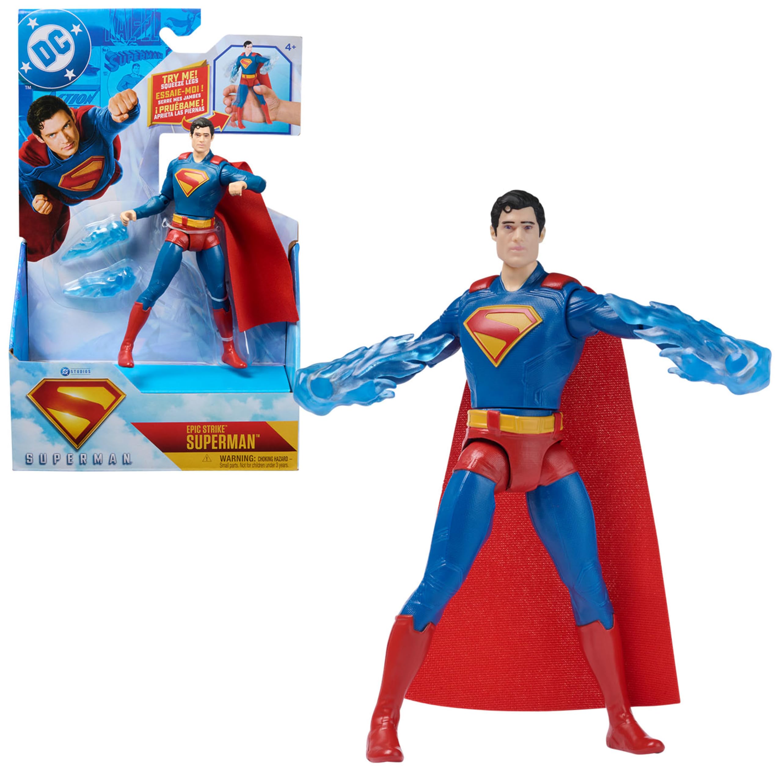 DC Comics Superman & Green Lantern Epic Strike 15-cm Action Figures with Accessories 1
