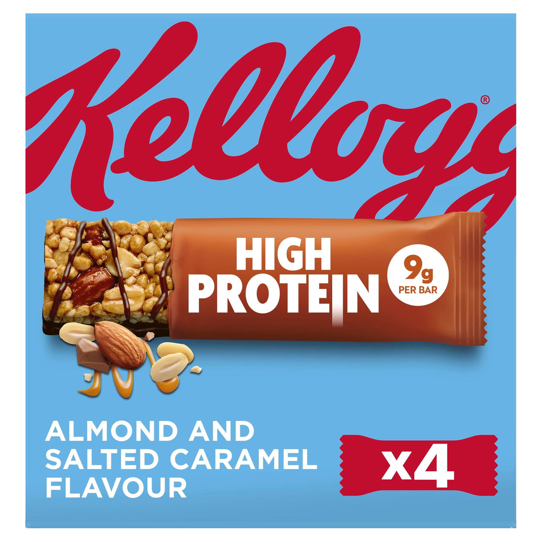 Kellogg’s High Protein Salted Caramel + Almond Snack Bar (4 x 35g)