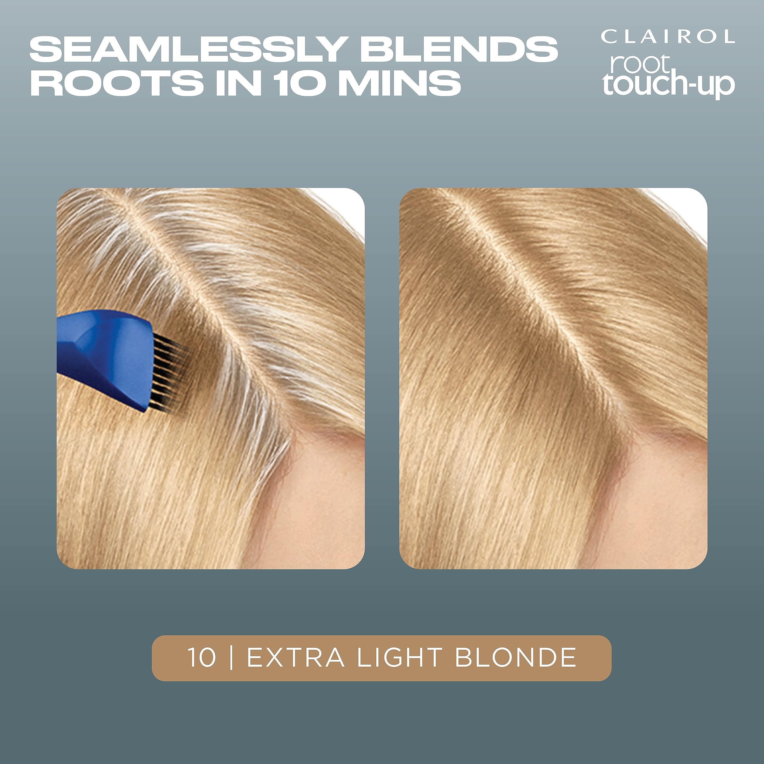 Clairol Root Touch-Up Permanent Hair Dye - 10 Extra Light Blonde (90g) 6