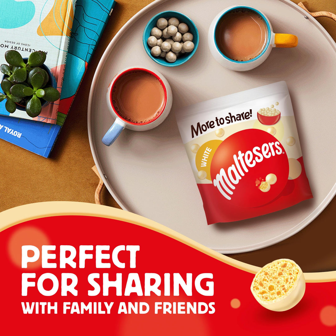 Maltesers White Chocolate & Honeycomb 126g Share Bag