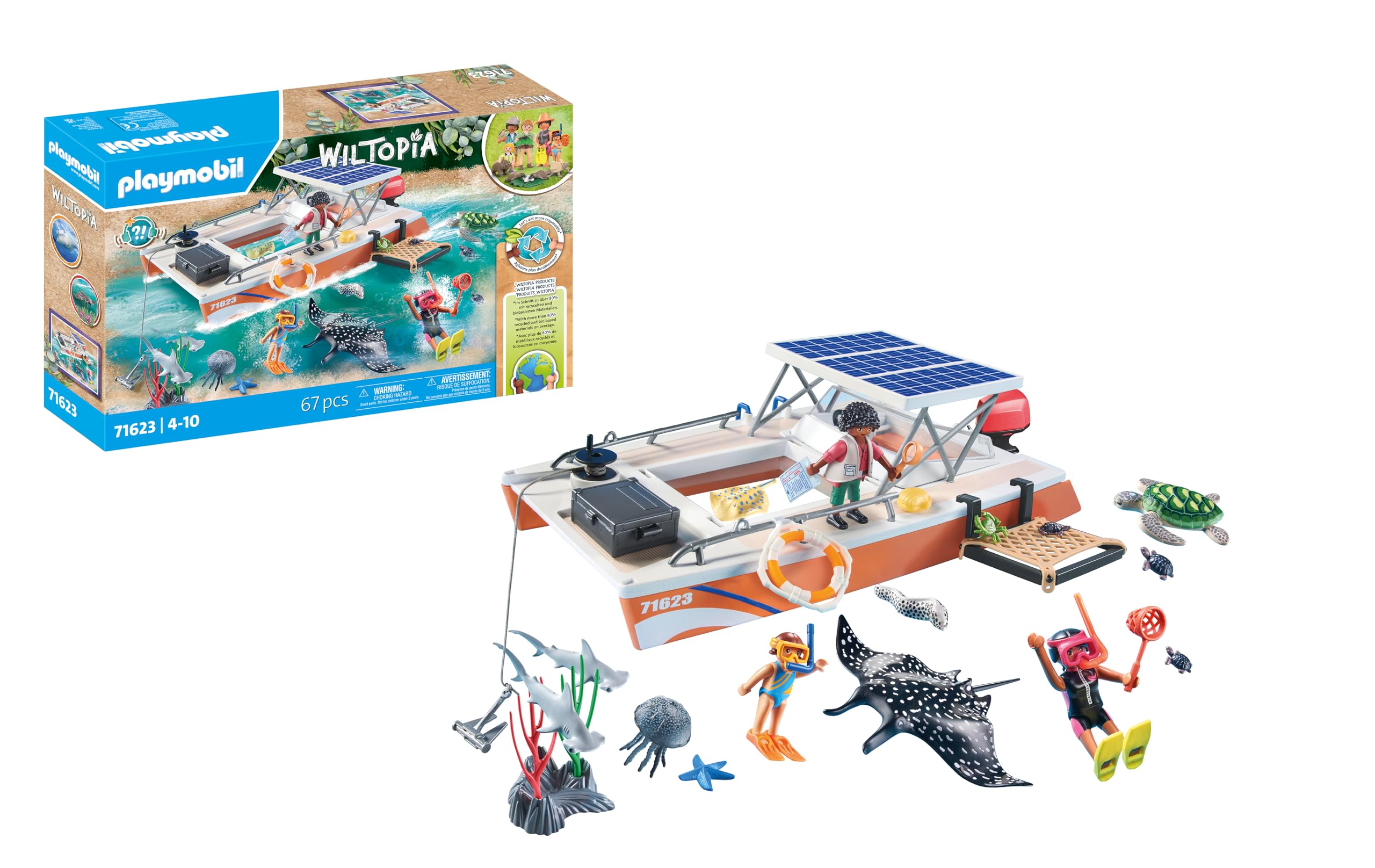 Playmobil Coral Reef Examination Set - Educational Underwater Playset for Kids 4+ 1