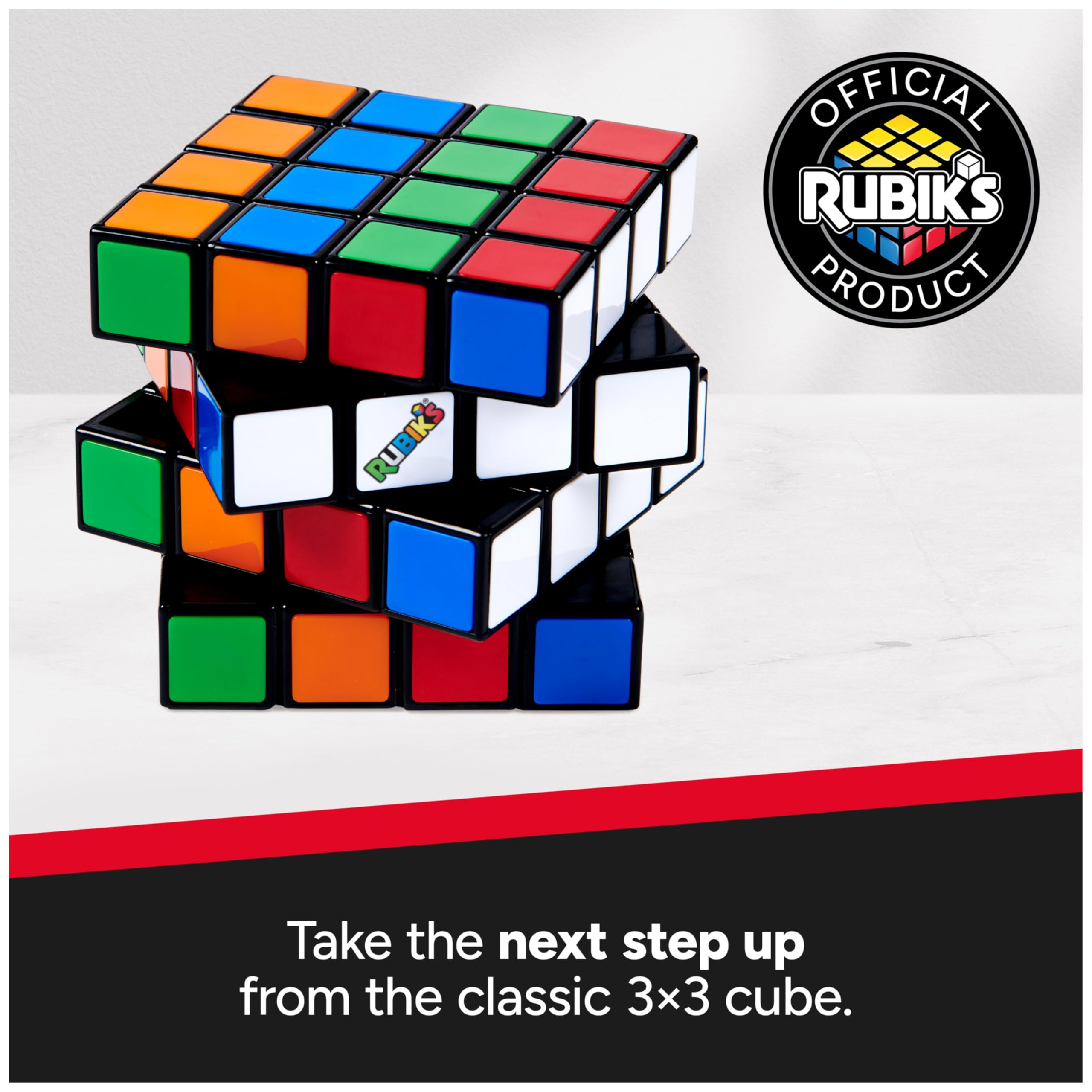 Rubik's Master 4x4 Sequential Puzzle Cube | Multicolor Plastic | Age 8-98