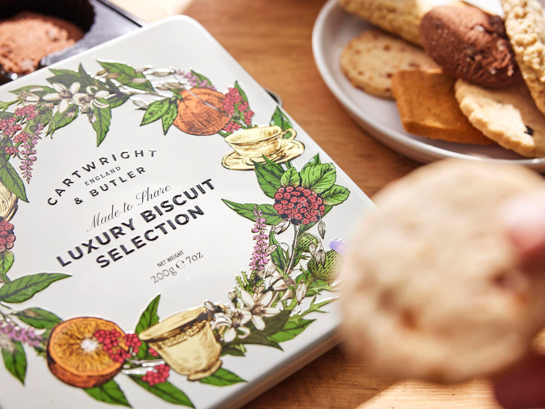 Cartwright & Butler Luxury Biscuits Selection - Assorted Treats in Collectible Tin