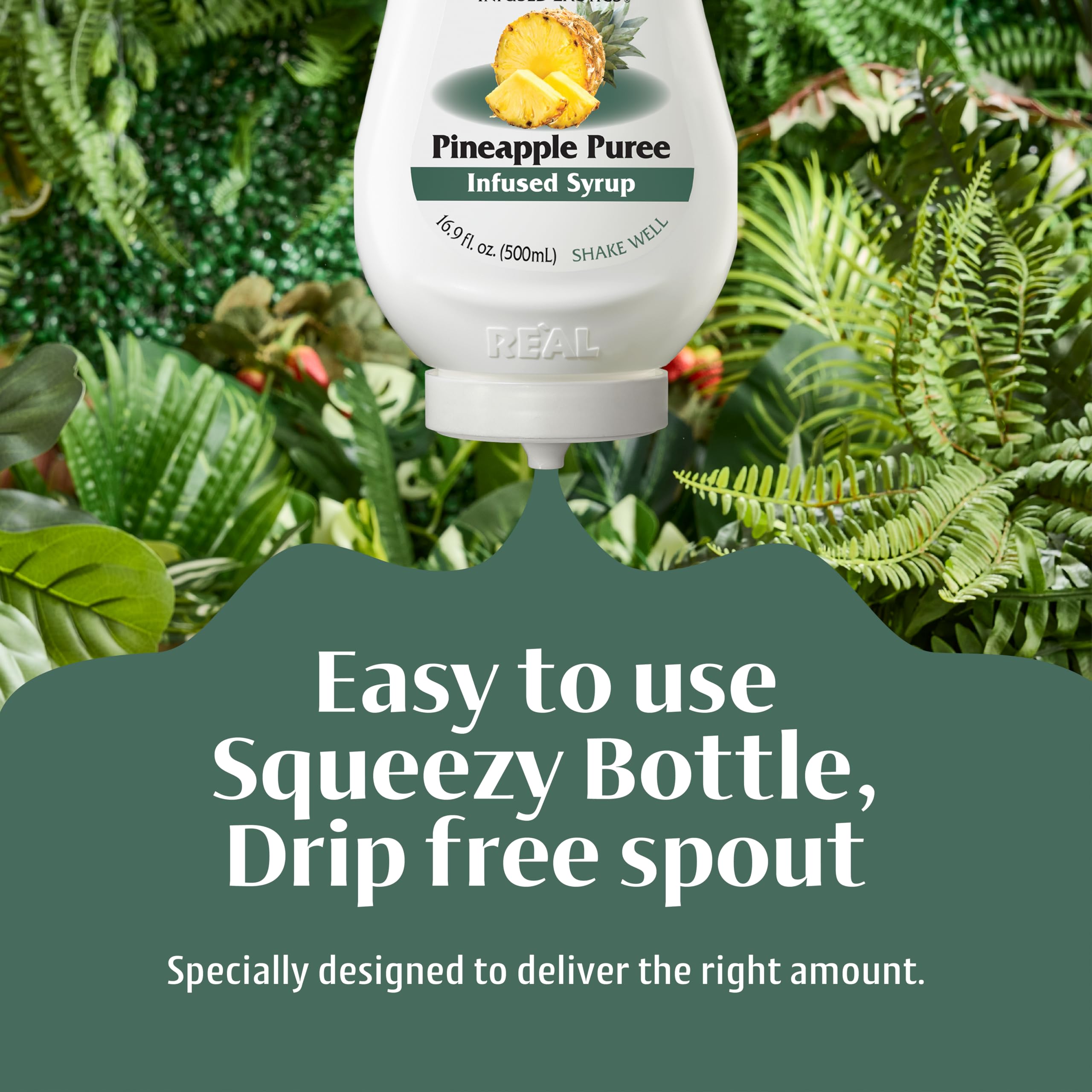 Reàl Infused Exotics Pineapple Puree Infused Fruit Syrup | 500 ml | Gluten Free, Vegan 4