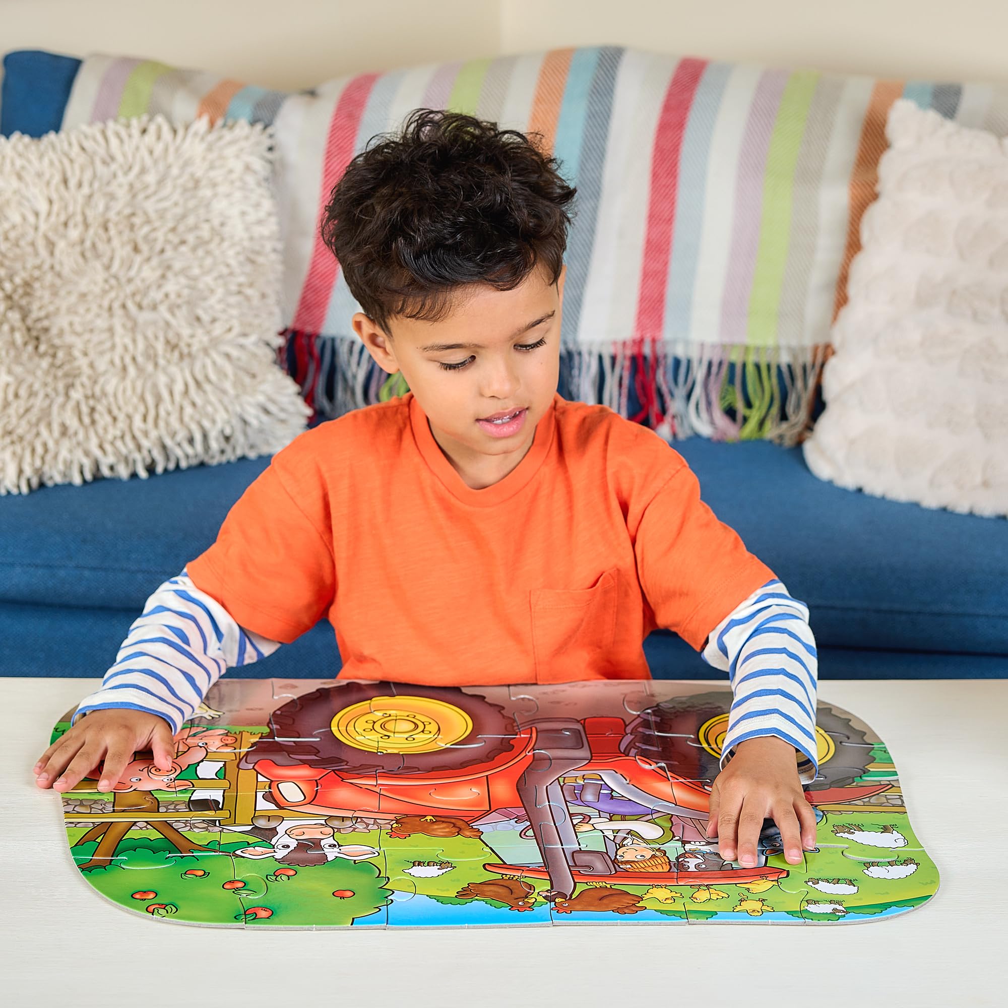 Orchard Toys Big Tractor Jigsaw Puzzle - 25 Piece Shaped Puzzle for Ages 3-6 | Includes Poster & Learning Guide 5
