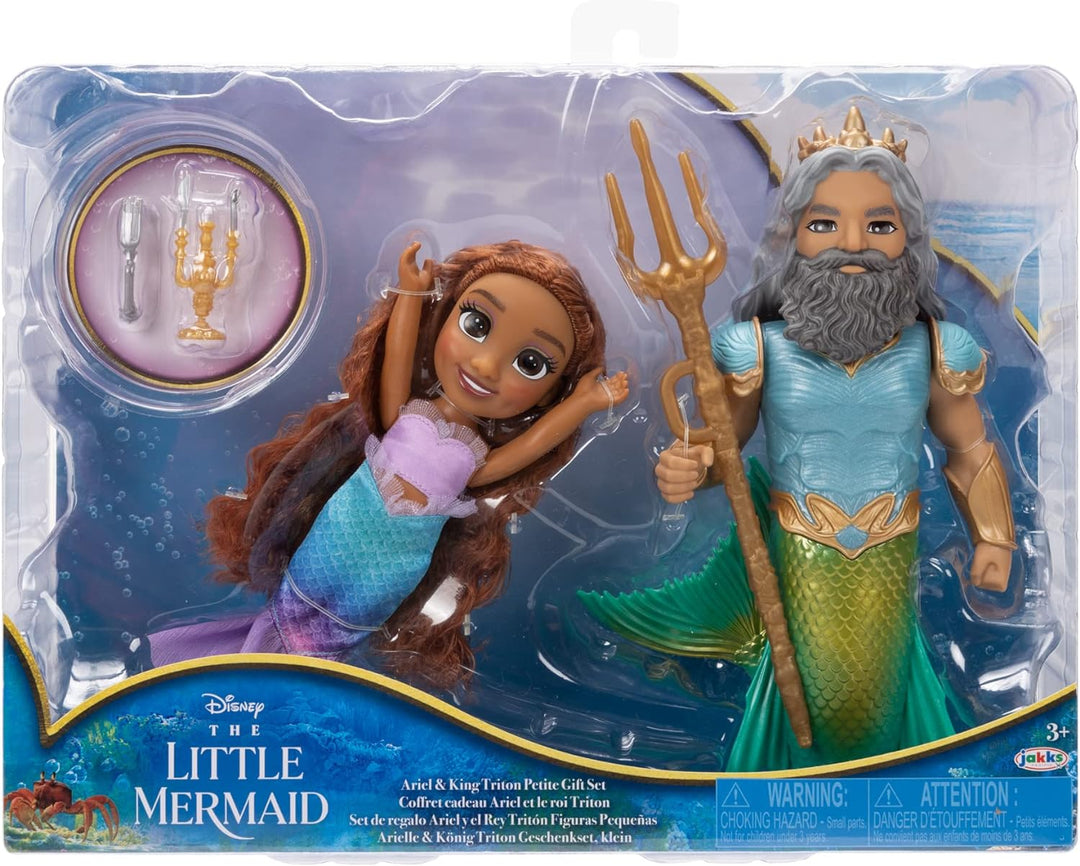 Disney The Little Mermaid Ariel and King Triton Doll Gift Set (227361)