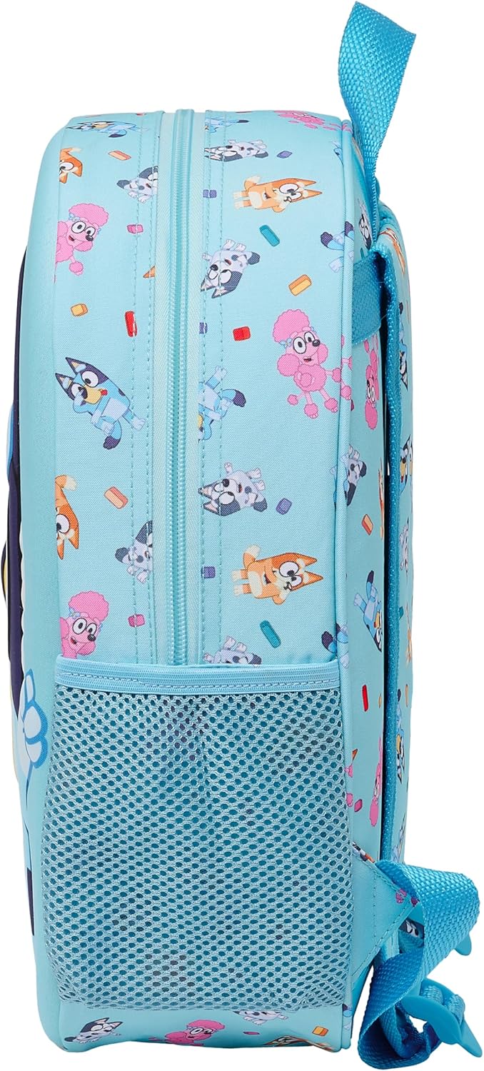 Safta Bluey 3D Design School Backpack with Cart Adaptability (M890A-612433890)