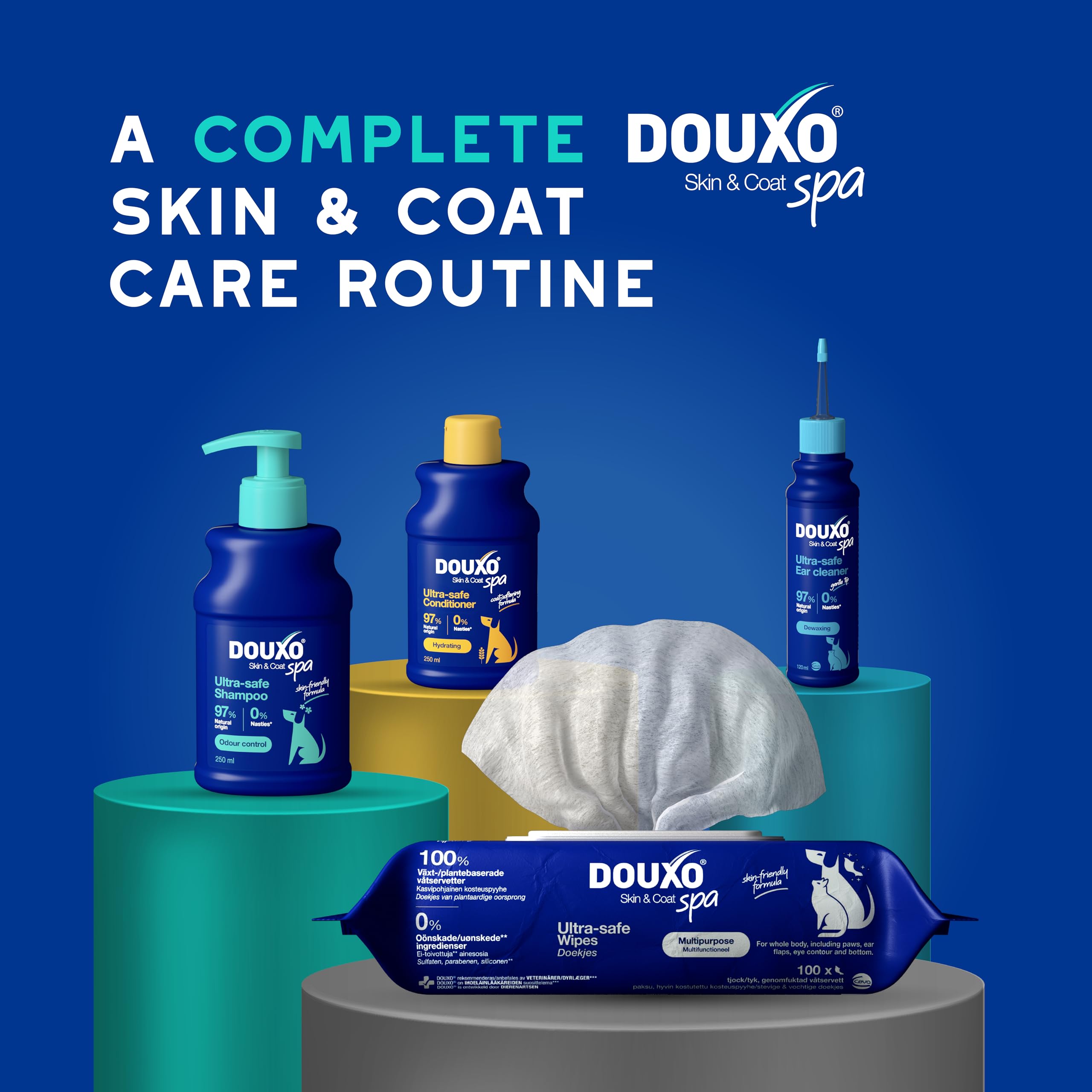 Douxo Odour Control Dog Shampoo - Deodorizing & Hypoallergenic Coco Vanilla Scent | 250 ml 8