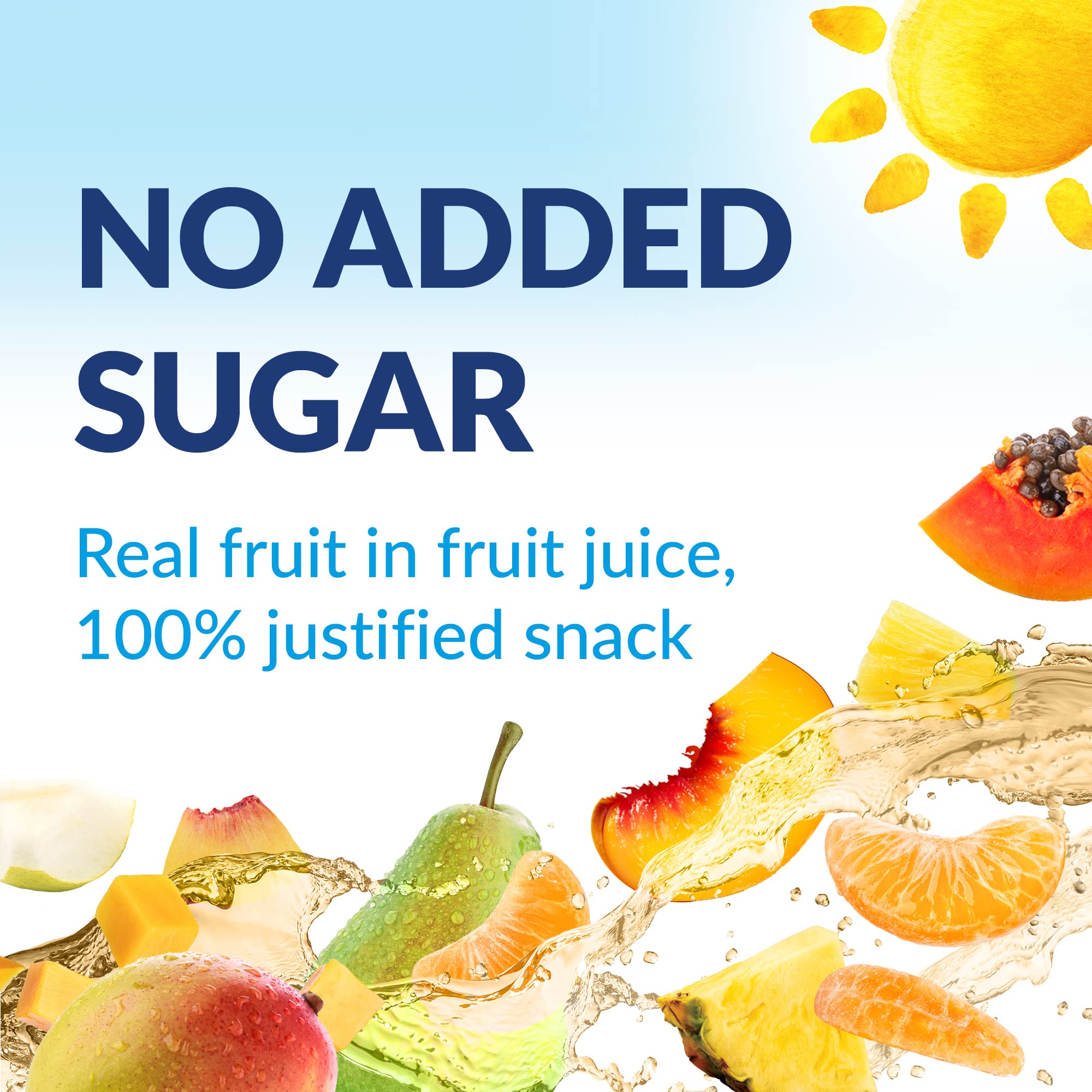 Dole Tropical Fruit in Juice Pots - 8 Pack Assorted Fruits, 198g Each | No Added Sugar 2