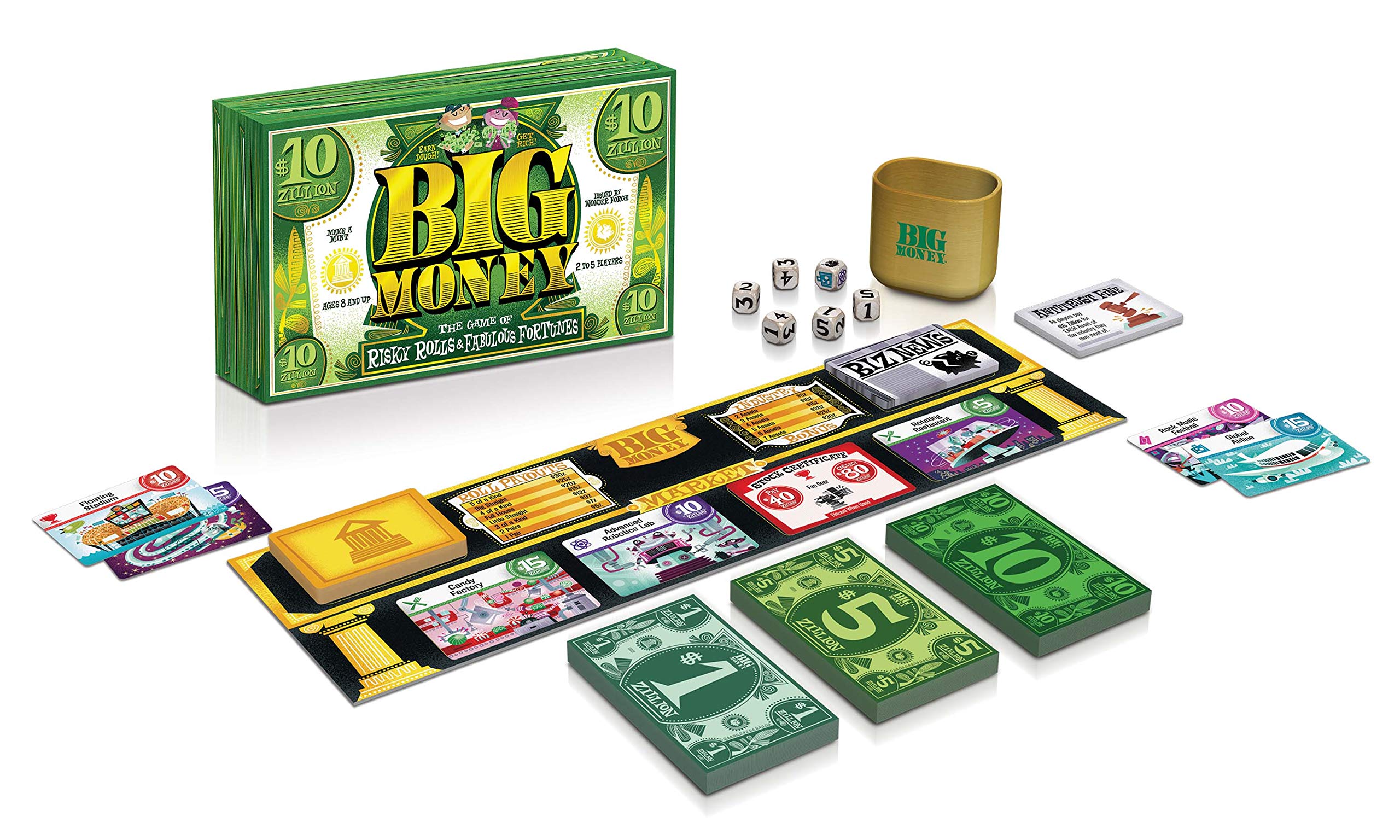 Jeu de société familial Ravensburger Big Money pour les enfants de 8 ans et plus - Des rouleaux risqués et des fortunes fabuleuses ! 7