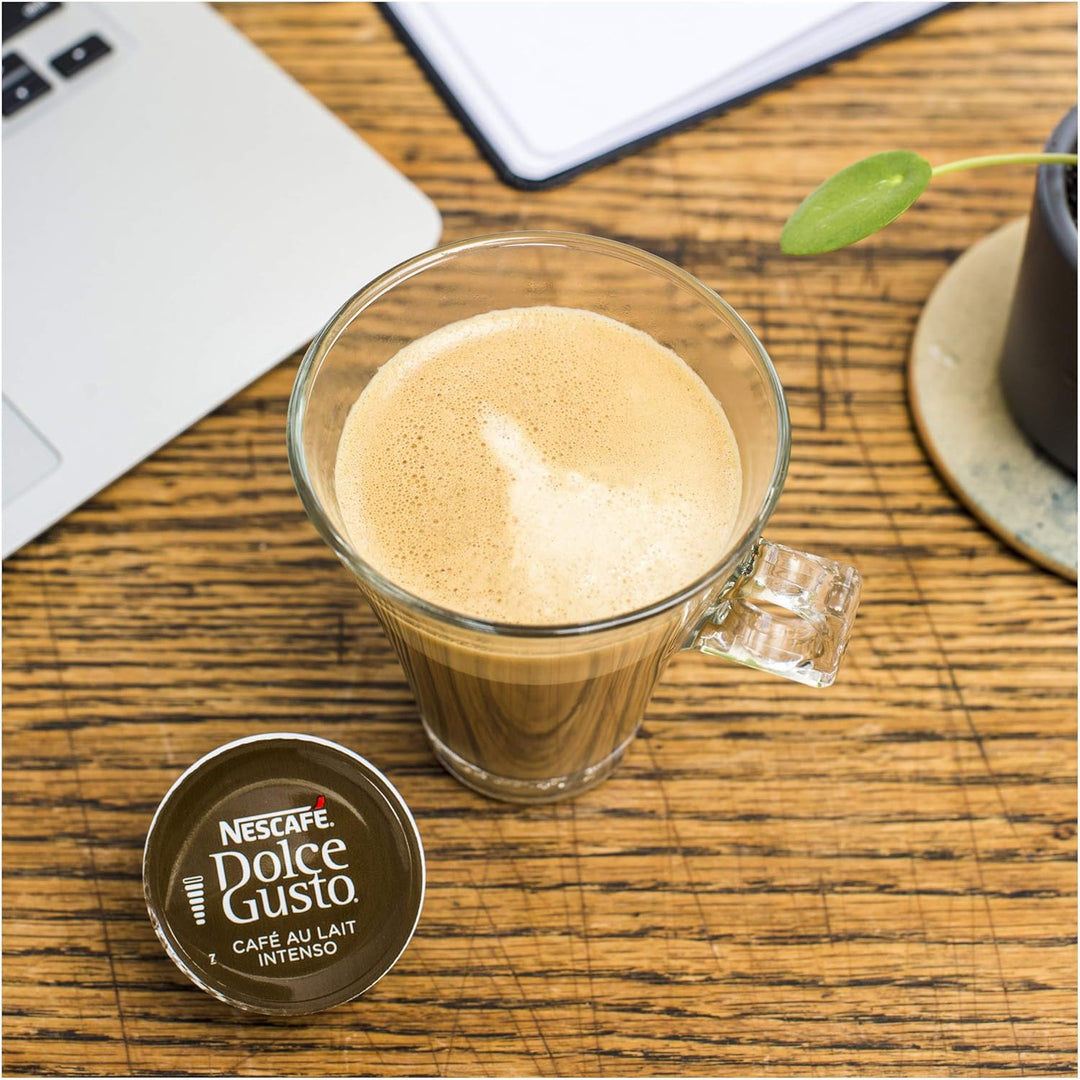 NESCAFÉ Dolce Gusto Café Au Lait Intenso Coffee Pods, 16 Capsules (48 Servings)