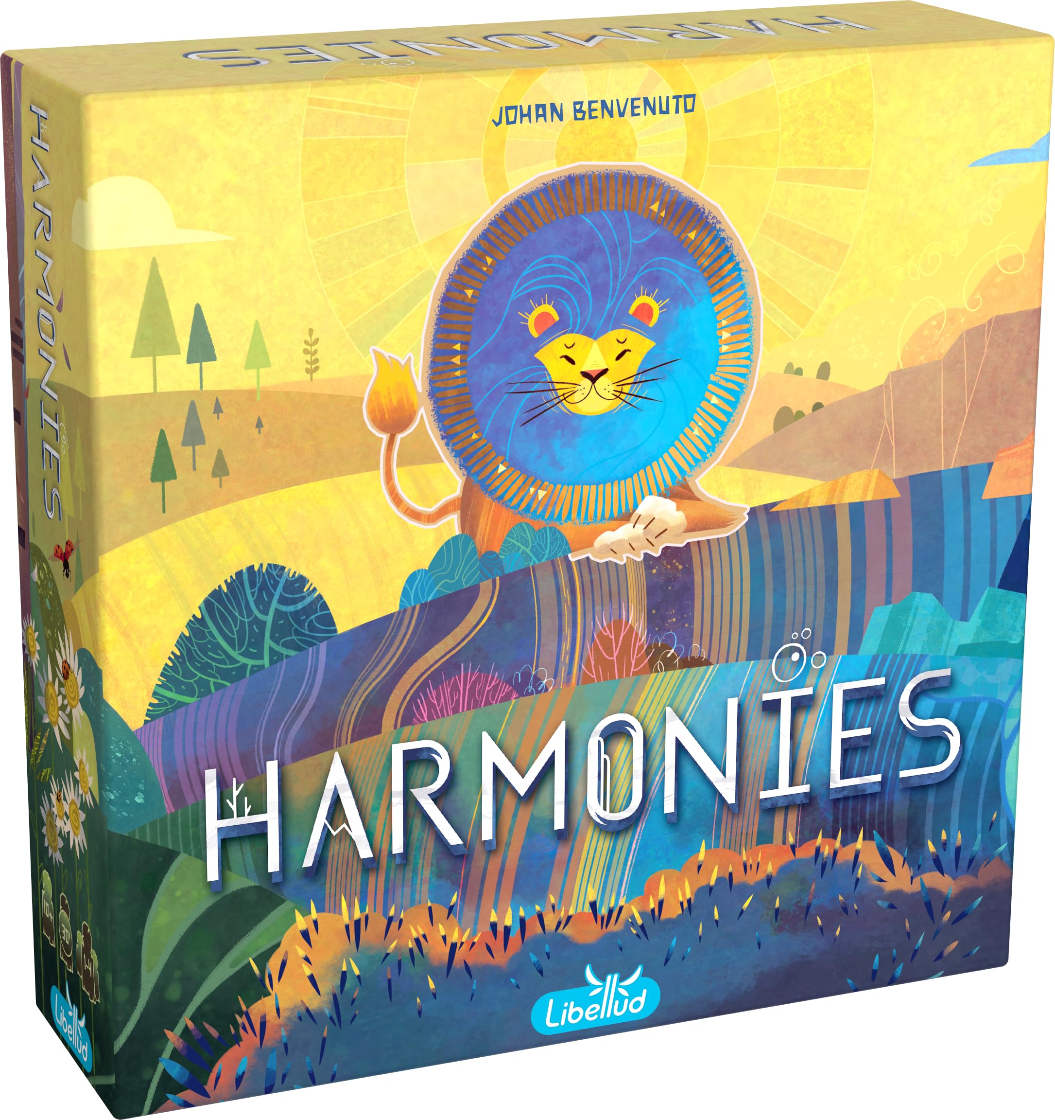 Asmodee Harmonies Board Game - Strategic Tile Placement & 3D Landscape Creation | 1-4 Players | 30 Min 1