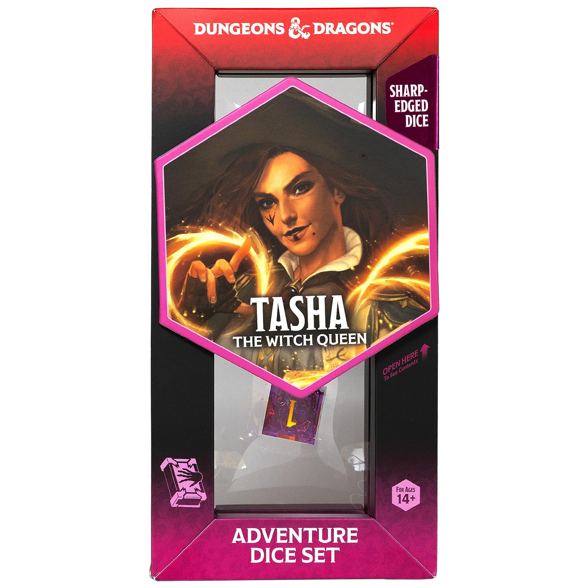 Sirius Dice Tasha the Witch Queen Sharp-Edged Dice Set - 7 Pieces | Officially Licensed D&D Accessory | Ages 14+ 1