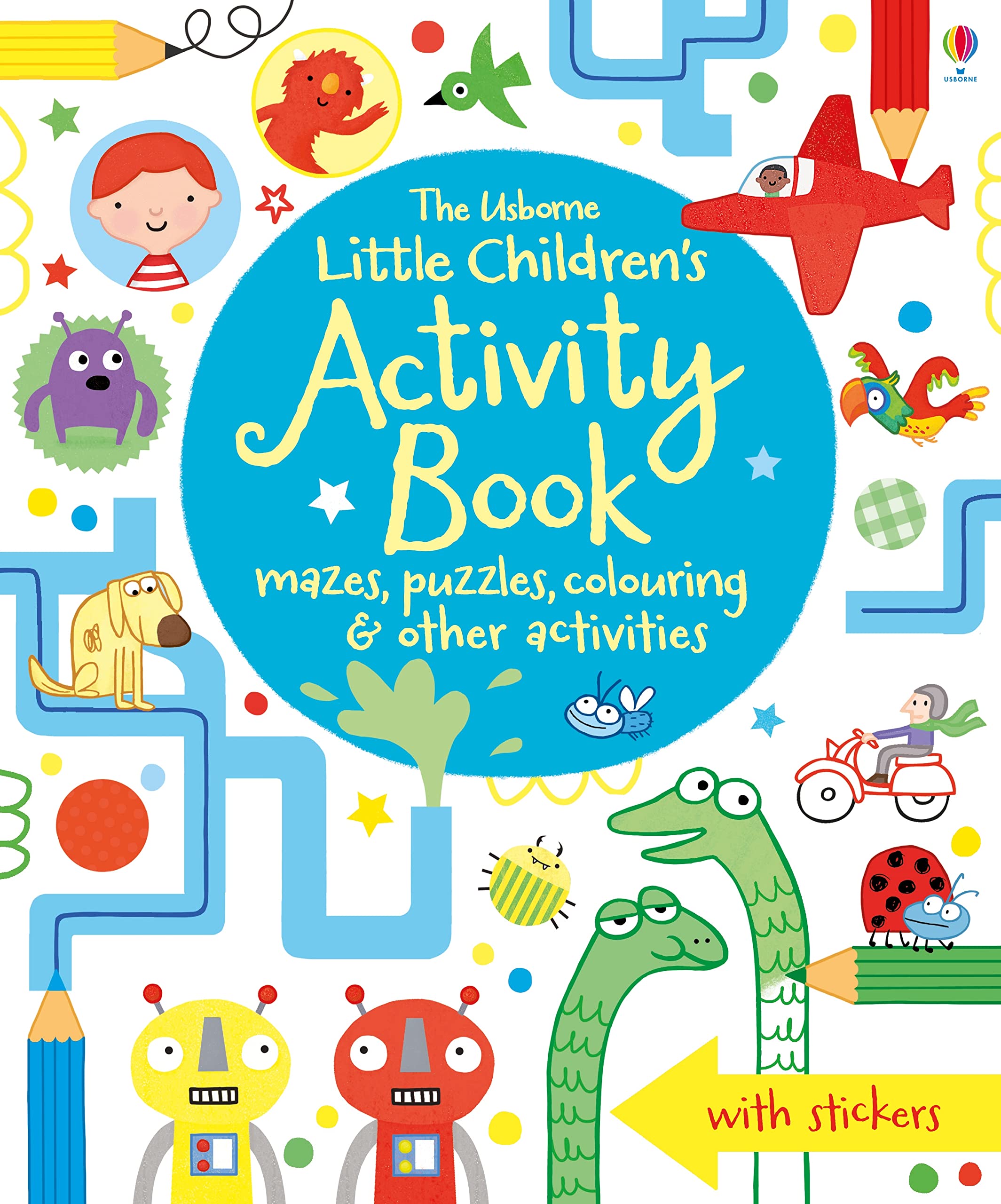 Usborne Little Children's Activity Book: Mazes, Puzzles and Colouring | Paperback