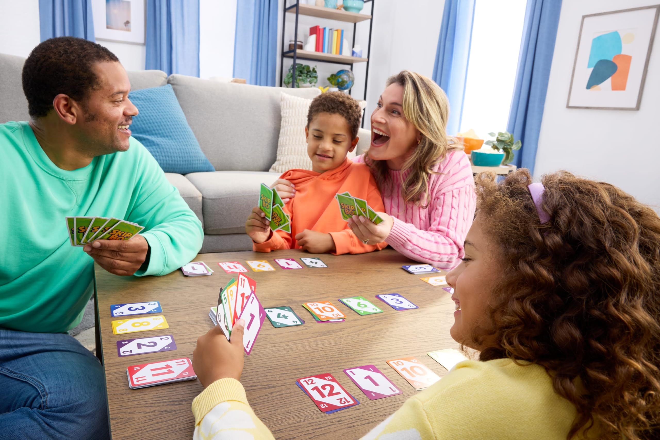 Juegos Mattel Skip-Bo Card Game - Family Strategy Game | 168 Cards | Ages 7+ 2