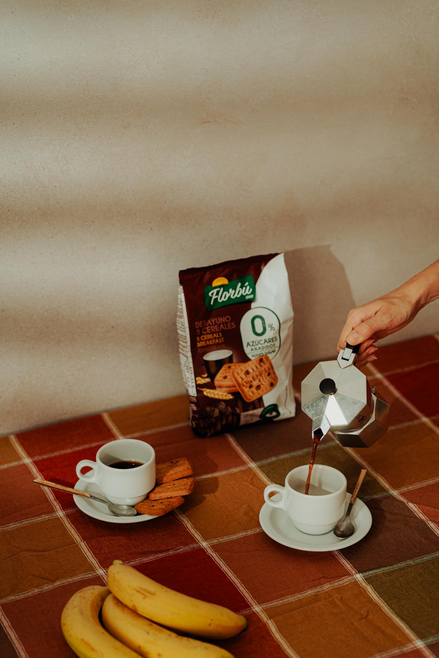 Florbu Chocolate Breakfast Biscuits - Zero Added Sugar | Wholemeal | Low Sugar | 5 Cereals 3