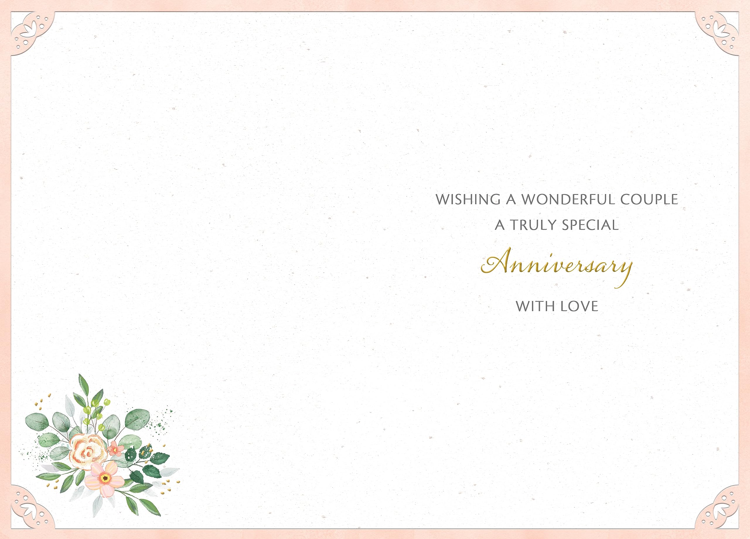 Piccadilly Greetings Traditional Anniversary Card with Envelope | 7 x 5 Inch 2