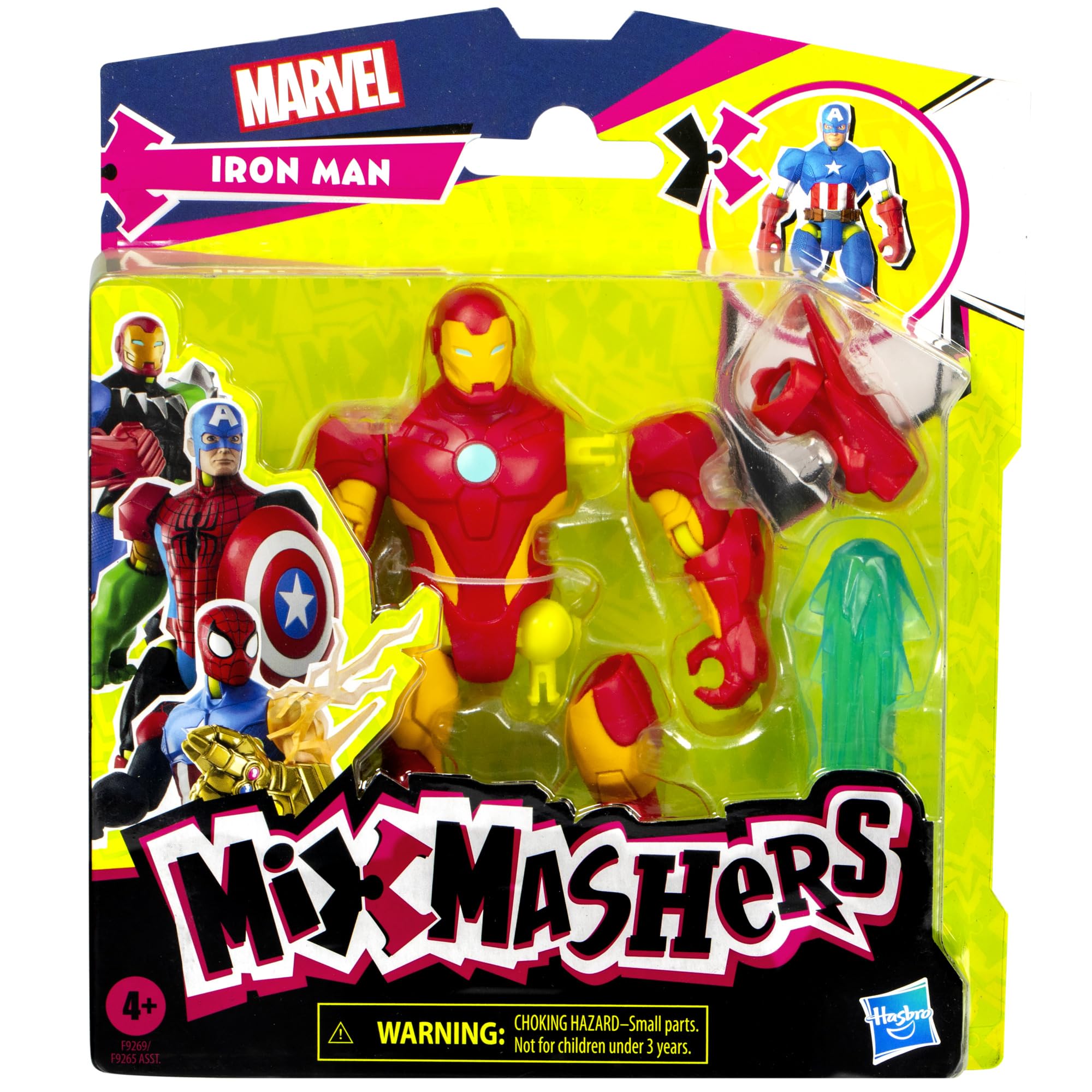 Marvel MixMashers Iron Man Action Figure - Mix & Match Play | 5-Inch Size | Ages 4+ 2