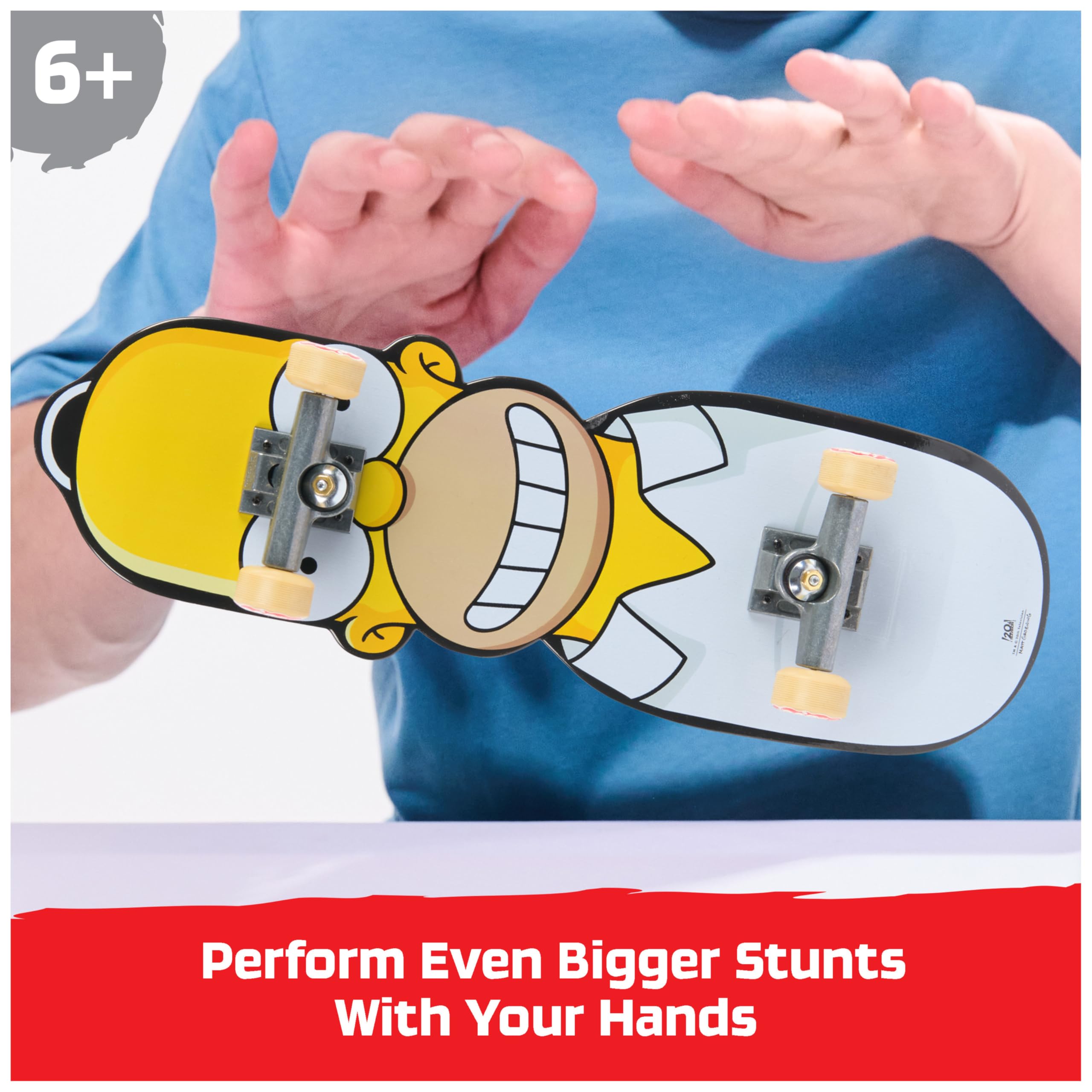 Tech Deck The Simpsons Handboard - Authentic Mini Skateboard for Kids 6+ 14