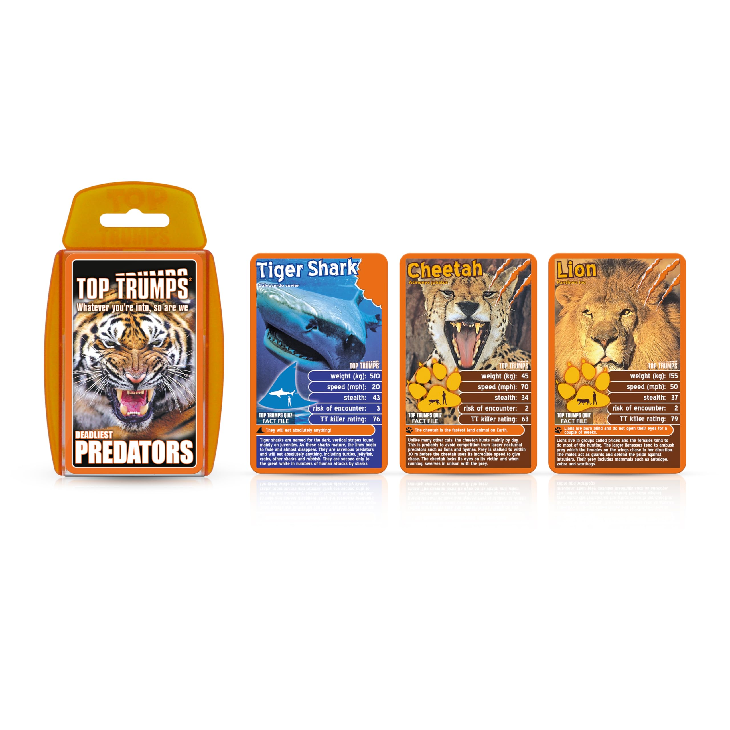 Top Trumps Deadliest Predators Classic Card Game | Ages 4+ | Multicolor 1