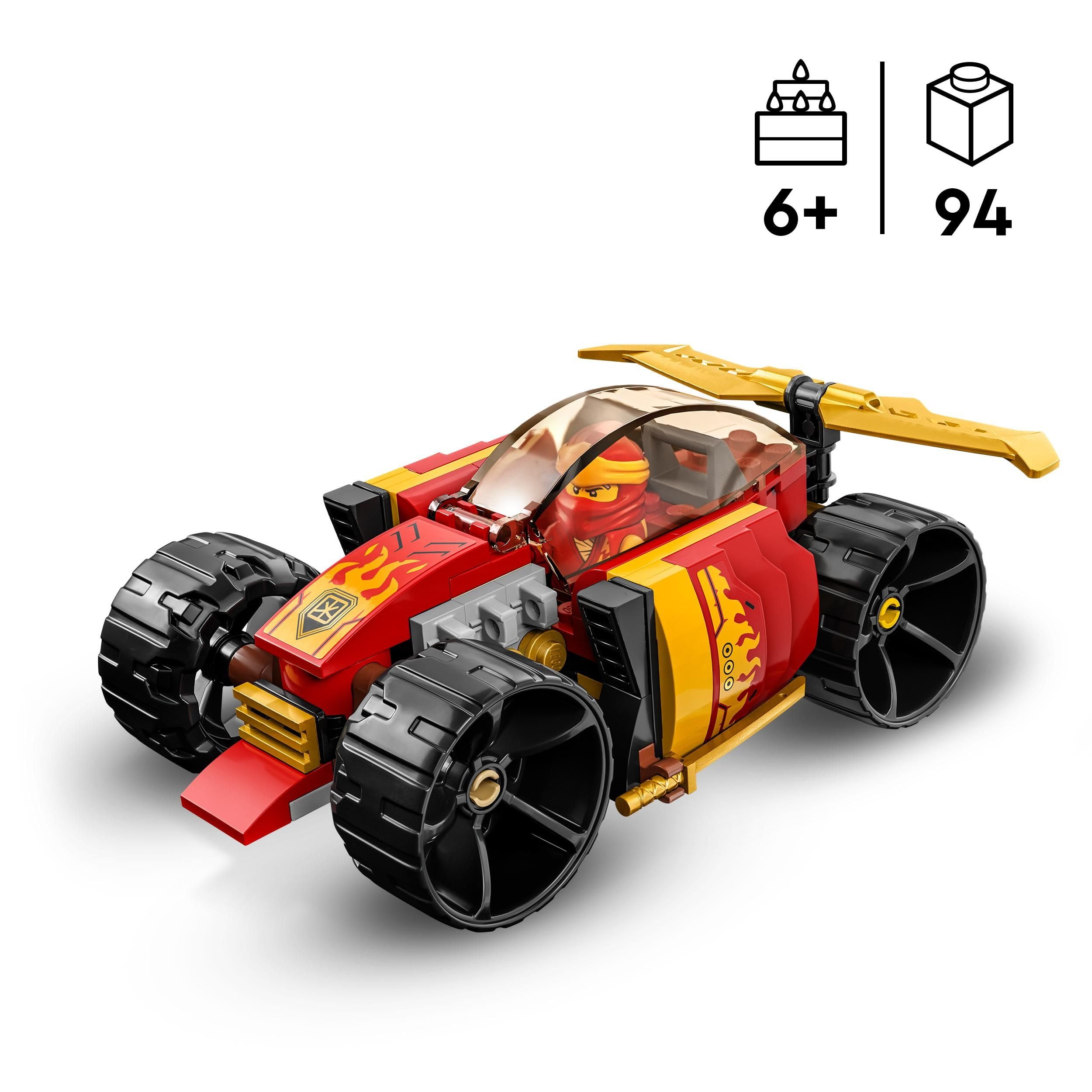 LEGO 71780 NINJAGO Kai’s Ninja Race Car EVO 2in1 Building Set for Kids Ages 6+