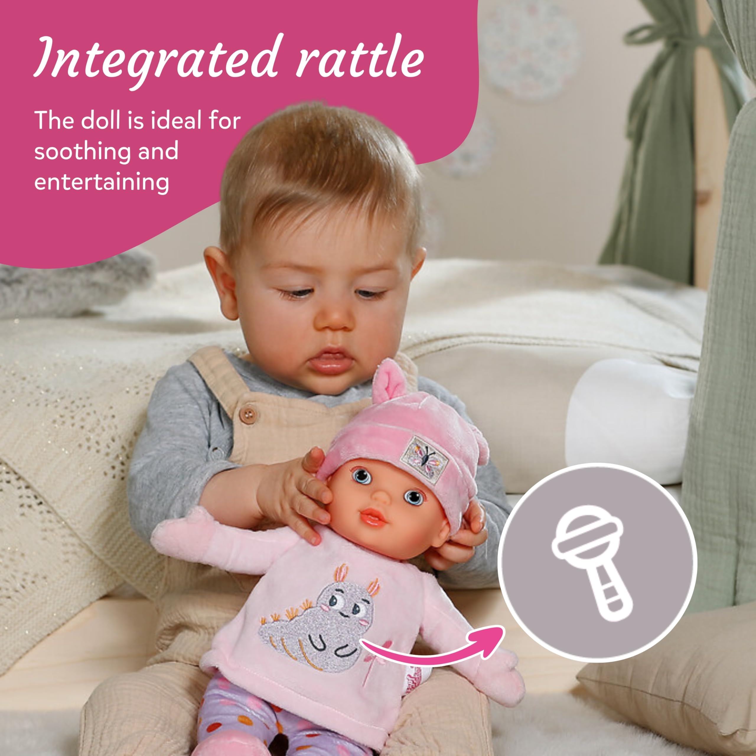 Baby Annabell Sweetie Pink - Soft30 cm First Doll for Newborns 2