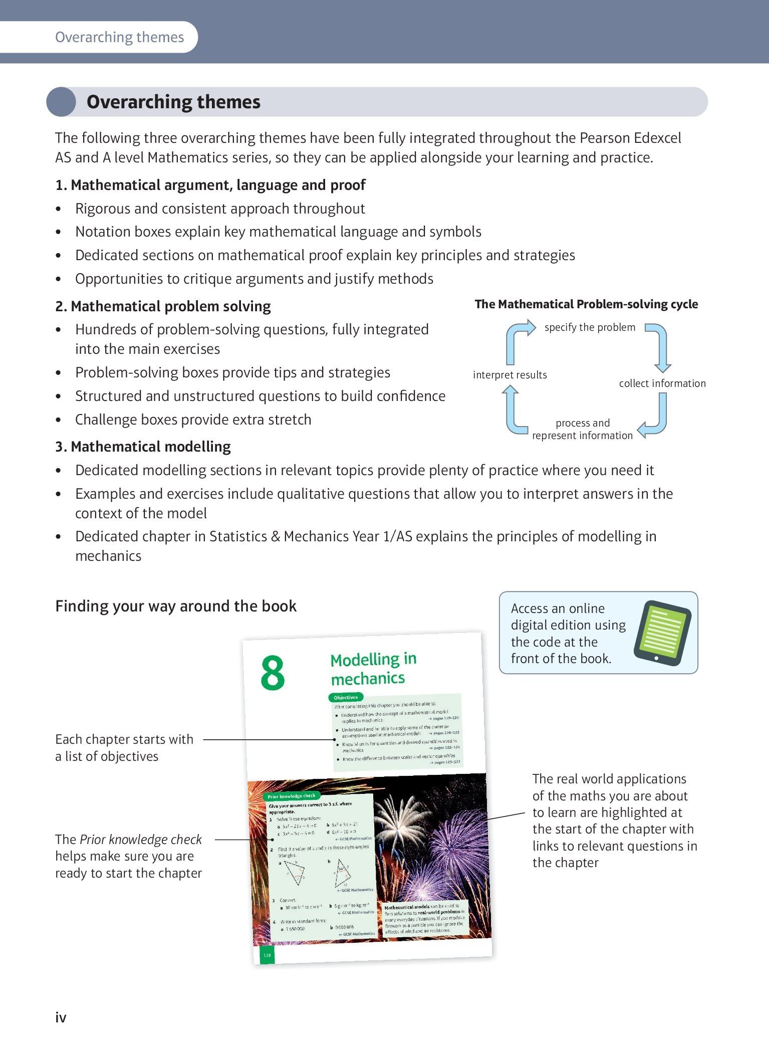 PEARSON EDUCATION Edexcel AS and A level Mathematics Statistics & Mechanics Year 1/AS Textbook + e-book 6