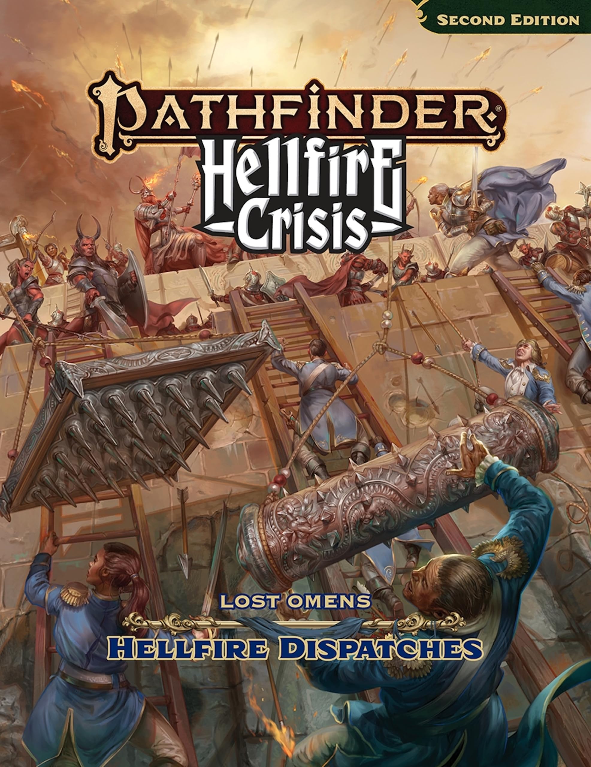 Paizo Pathfinder Lost Omens Hellfire Dispatches | Pathfinder Second Edition (PF2E) Sourcebook 1