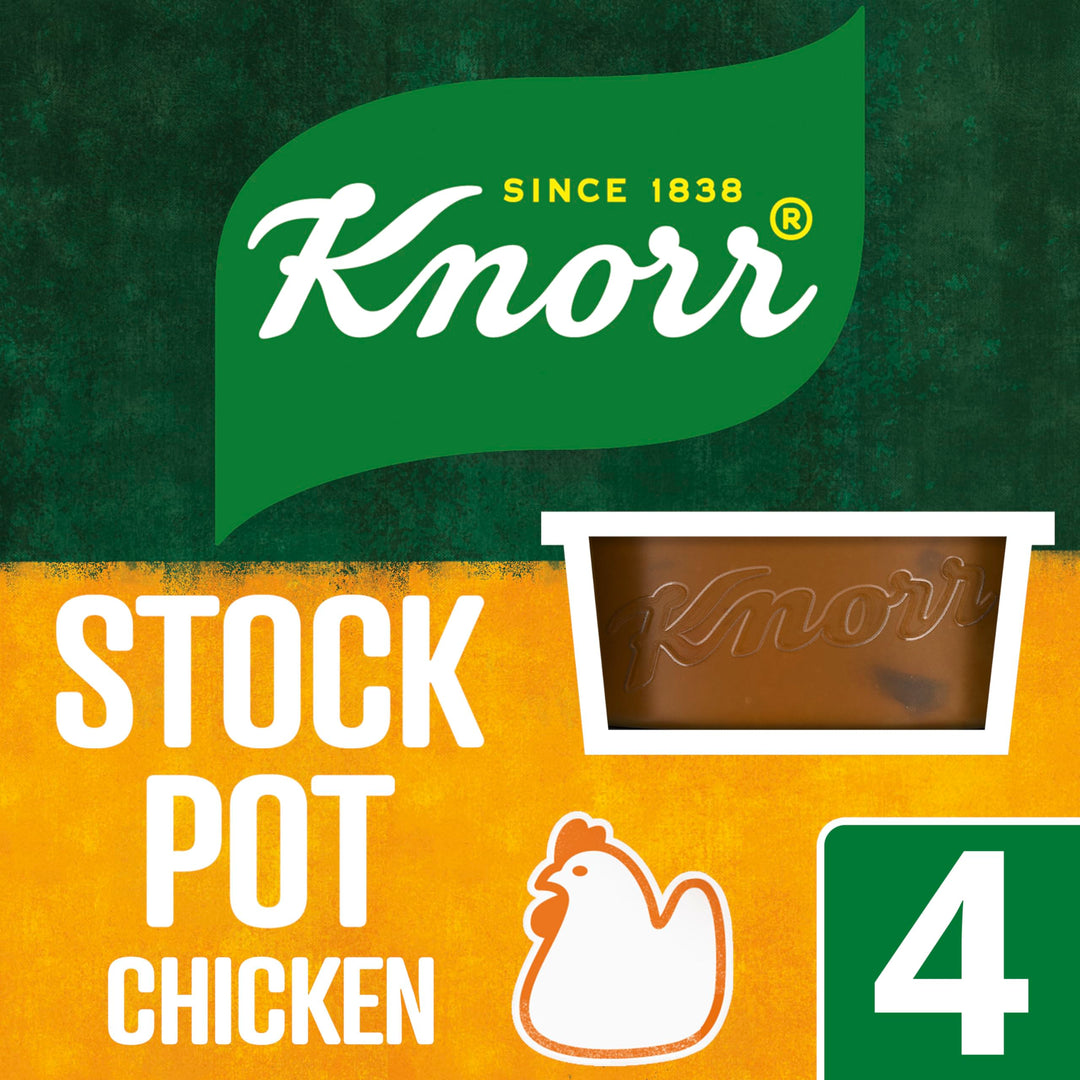 Knorr Chicken Stock Pots Gluten-Free - Rich Chicken Flavour for Soups, Sauces & Stews