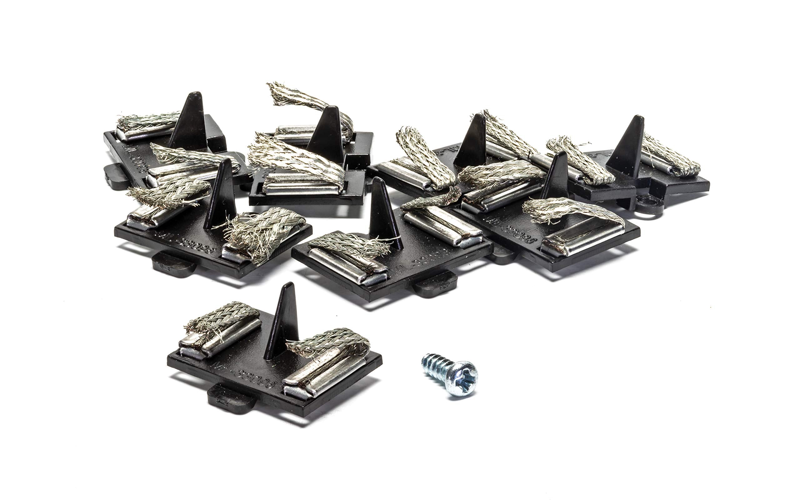 Scalextric Micro Spare Guide Blacks - Pack of 8 Guide Blades with Screws | Compatible with 9v Track System 2019+ 1