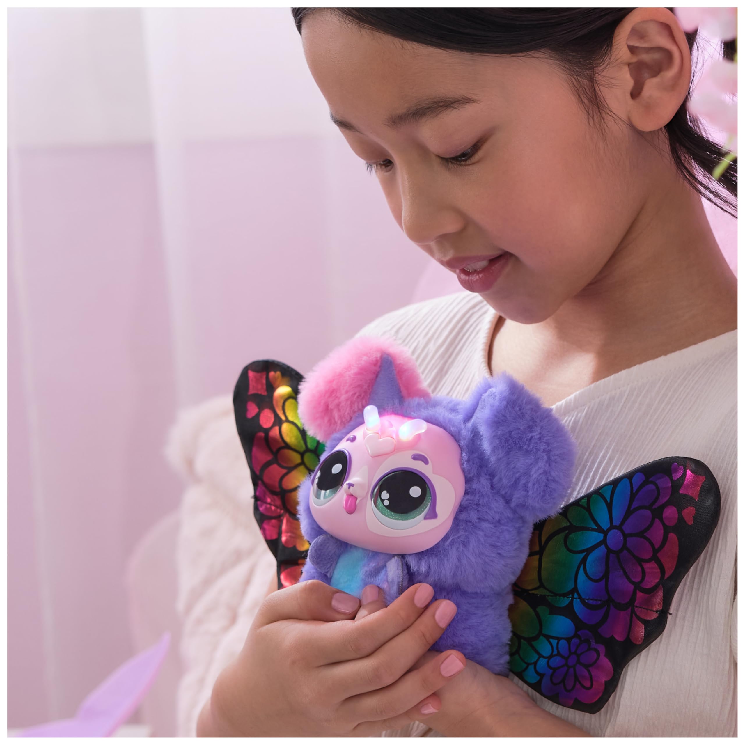 HATCHIMALS Bloomables Puppyfly Surprise Interactive Toy with Flower and Accessories 17