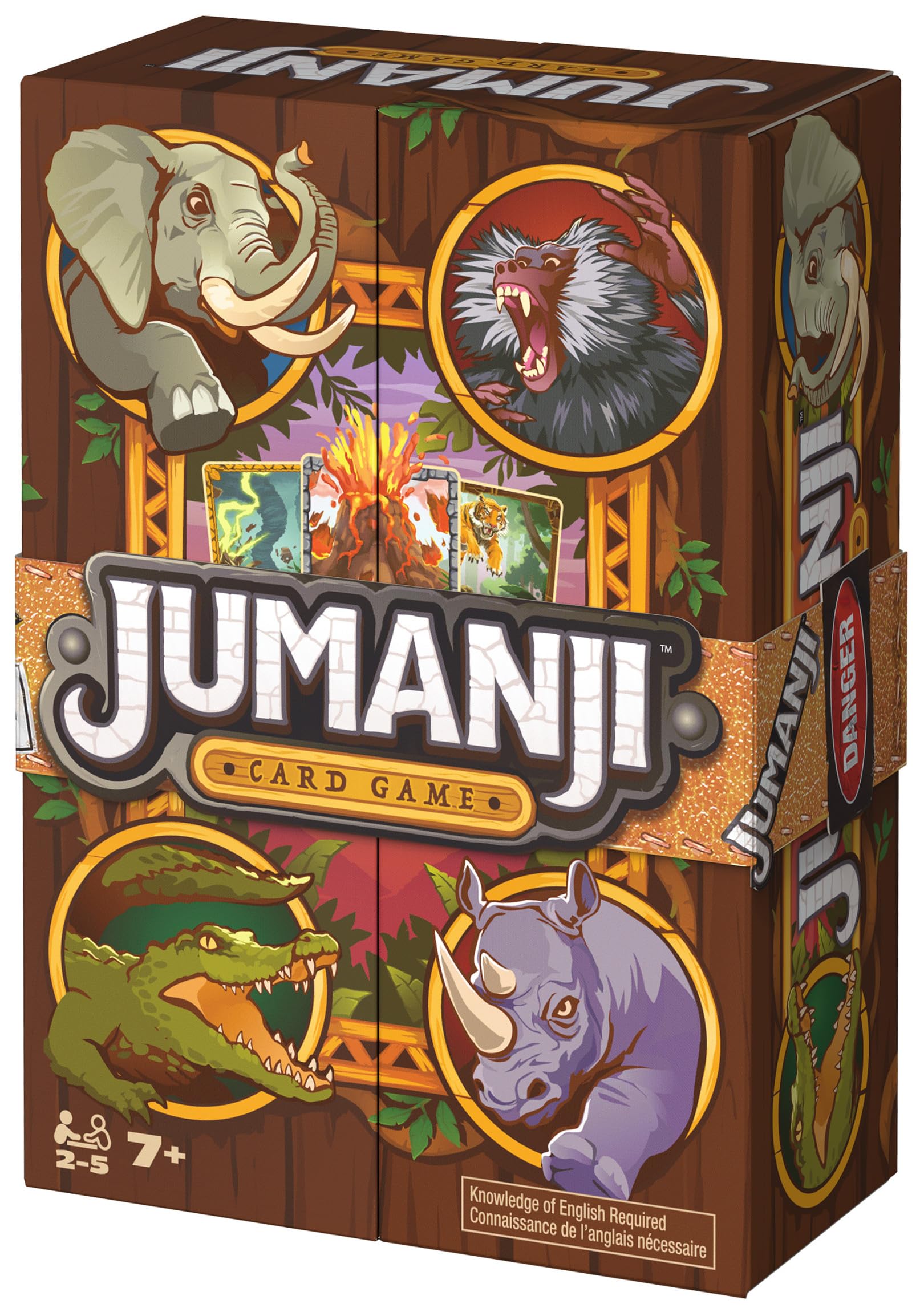 Spin Master Games Jumanji Card Game - Family Card Game for 2-5 Players, Ages 7+ 7