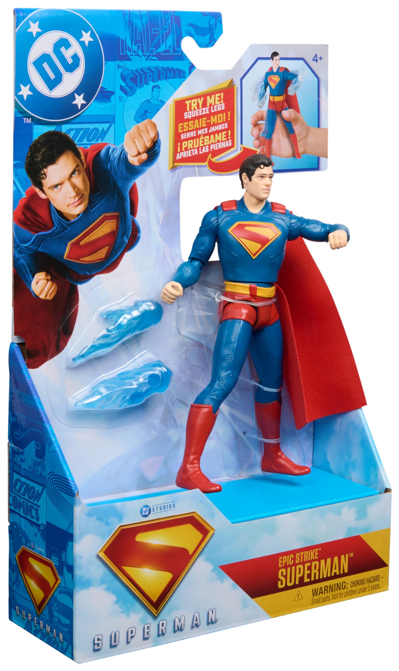 DC Comics Superman & Green Lantern Epic Strike 15-cm Action Figures with Accessories 6