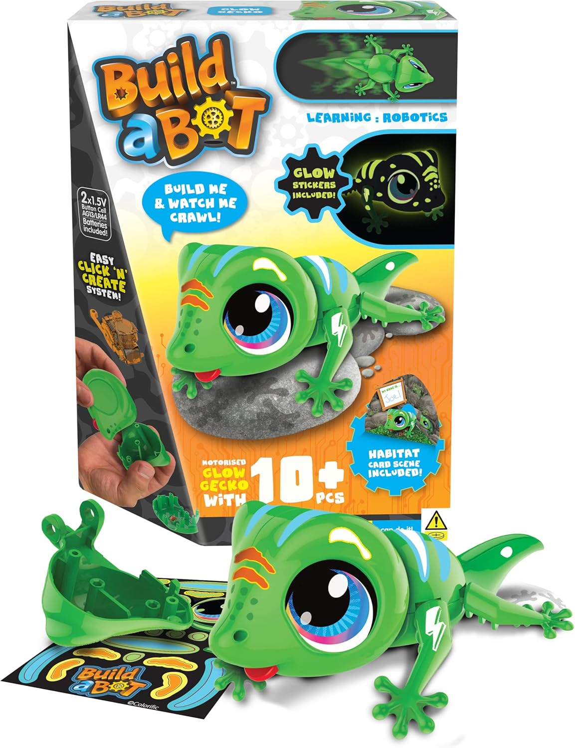 Build-a-Bot: Glow Gecko - Build Your Own Interactive Robot Pet | Ages 4-16 2